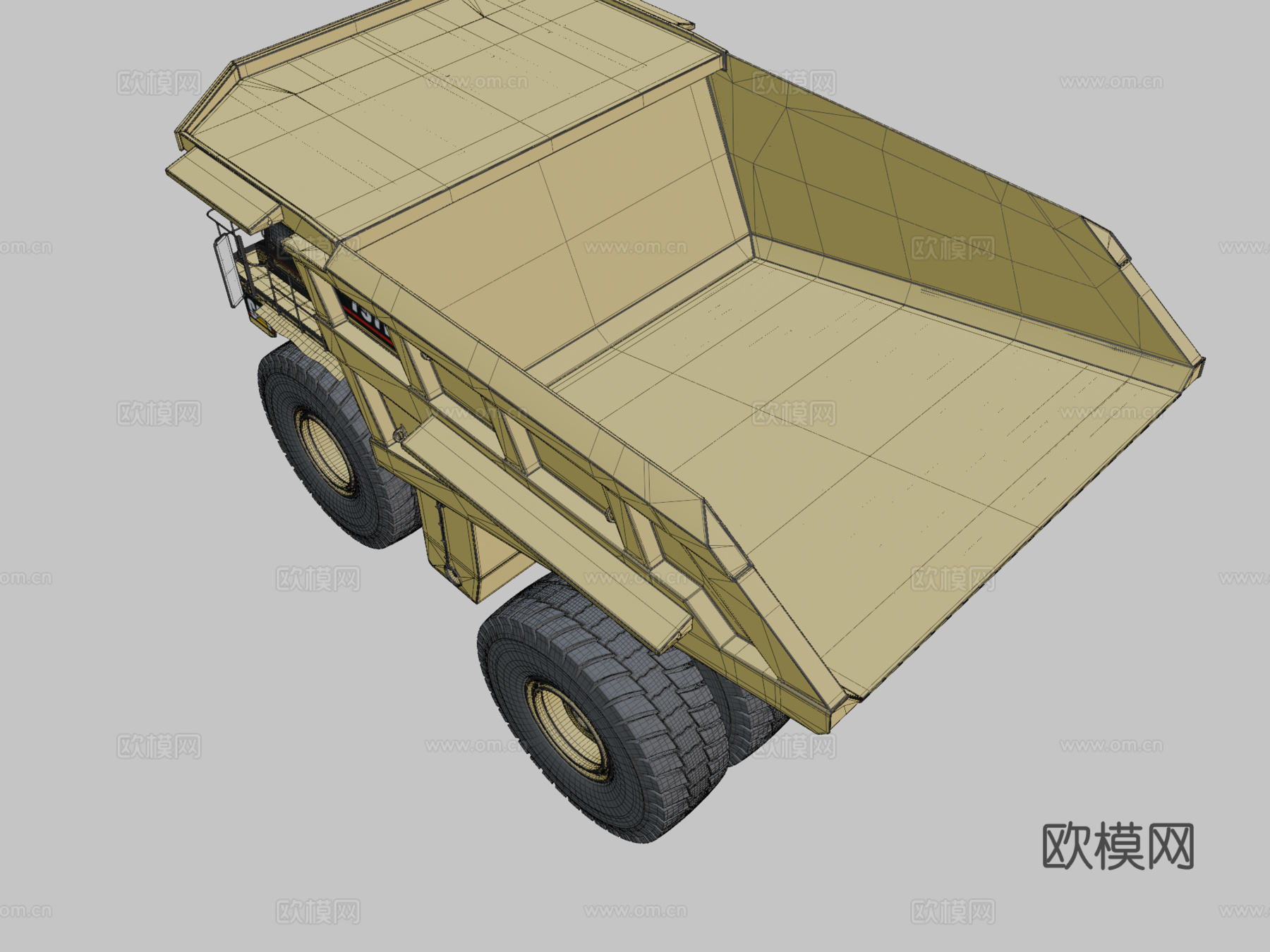 自卸卡车3d模型