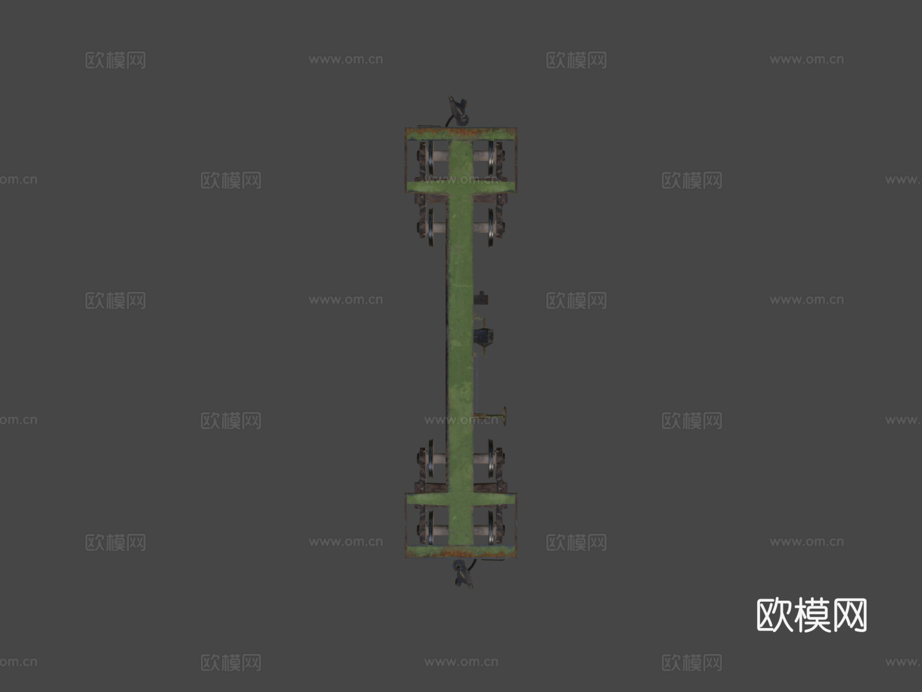 铁路铁轨3d模型