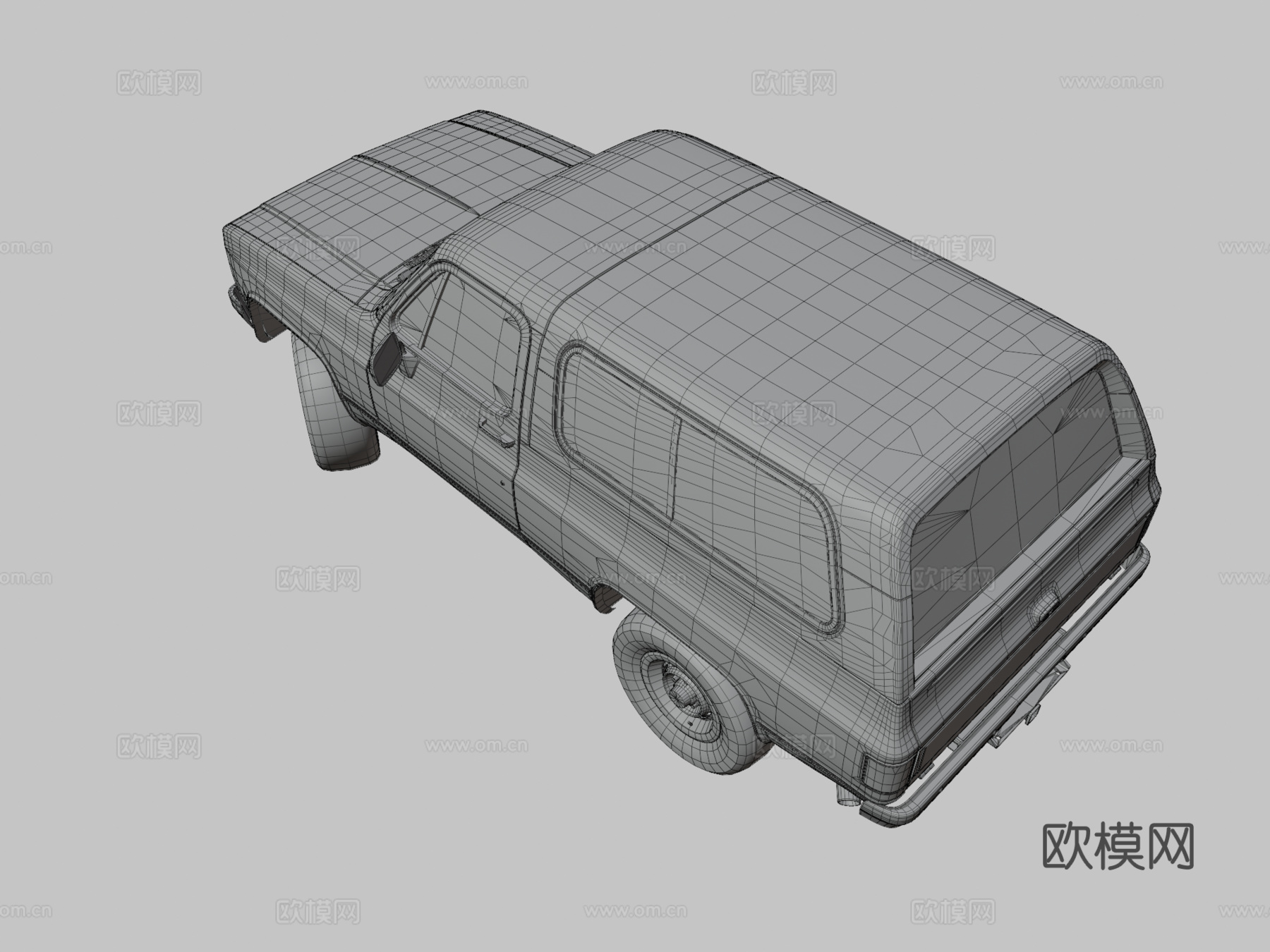 年代越野车3d模型