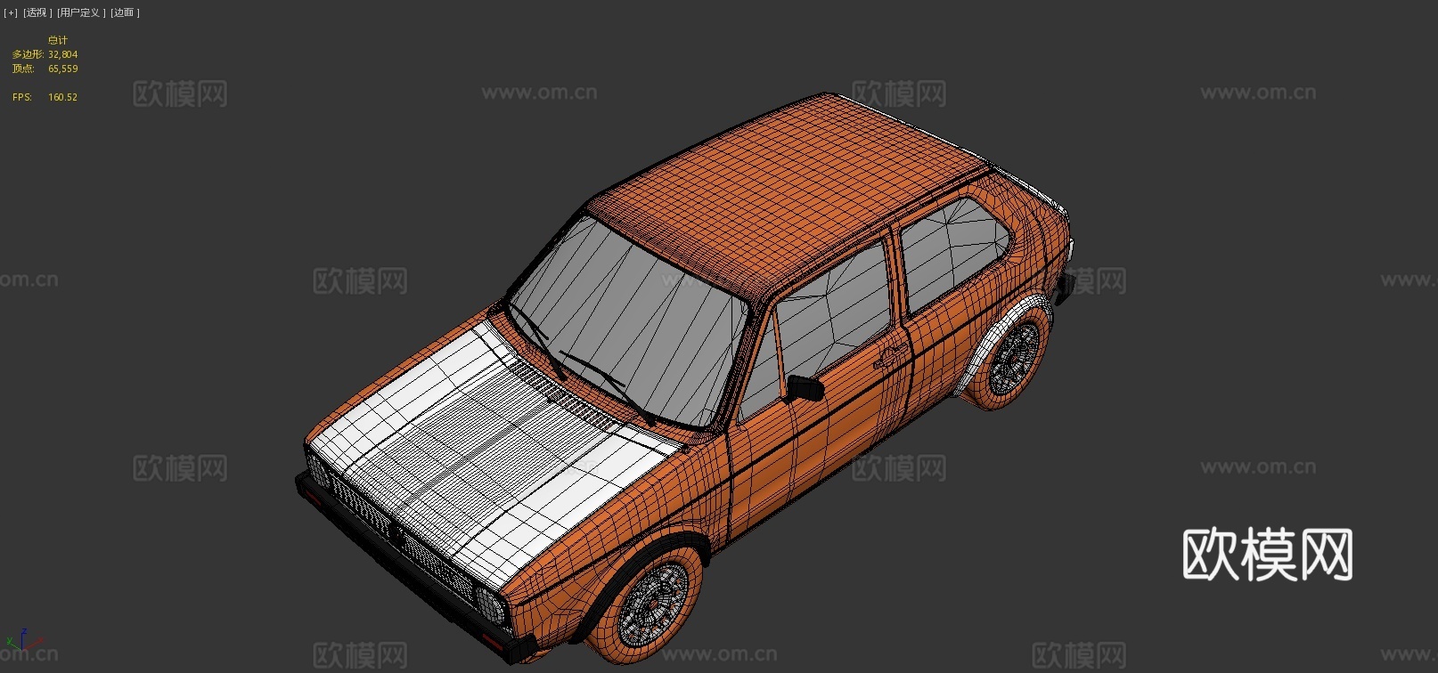 老式汽车3d模型