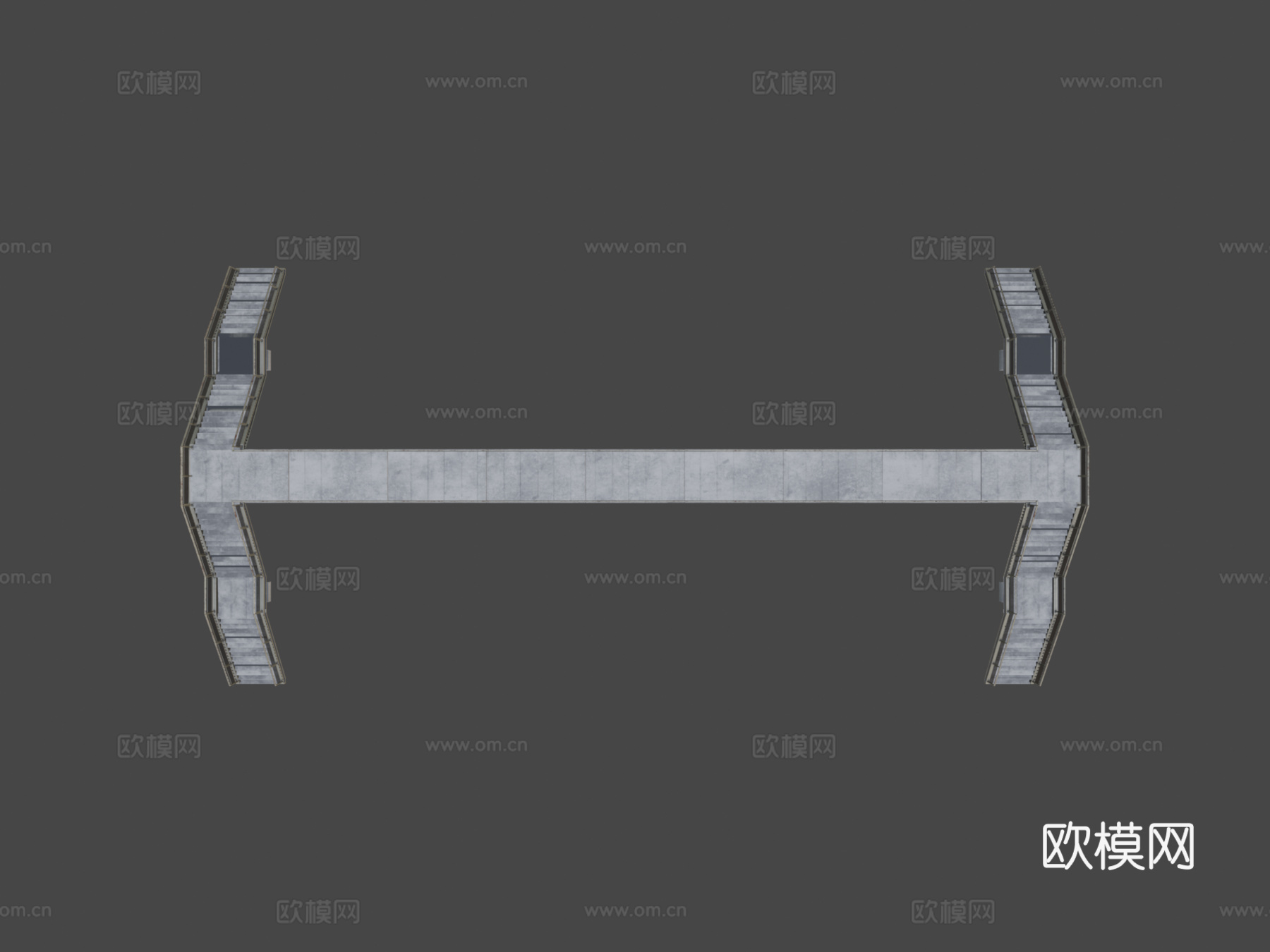 高速公路立交桥 人行天桥3d模型