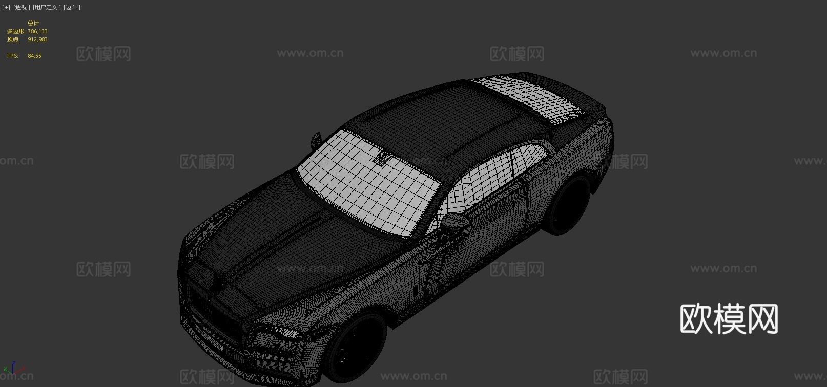 劳斯莱斯豪车3d模型