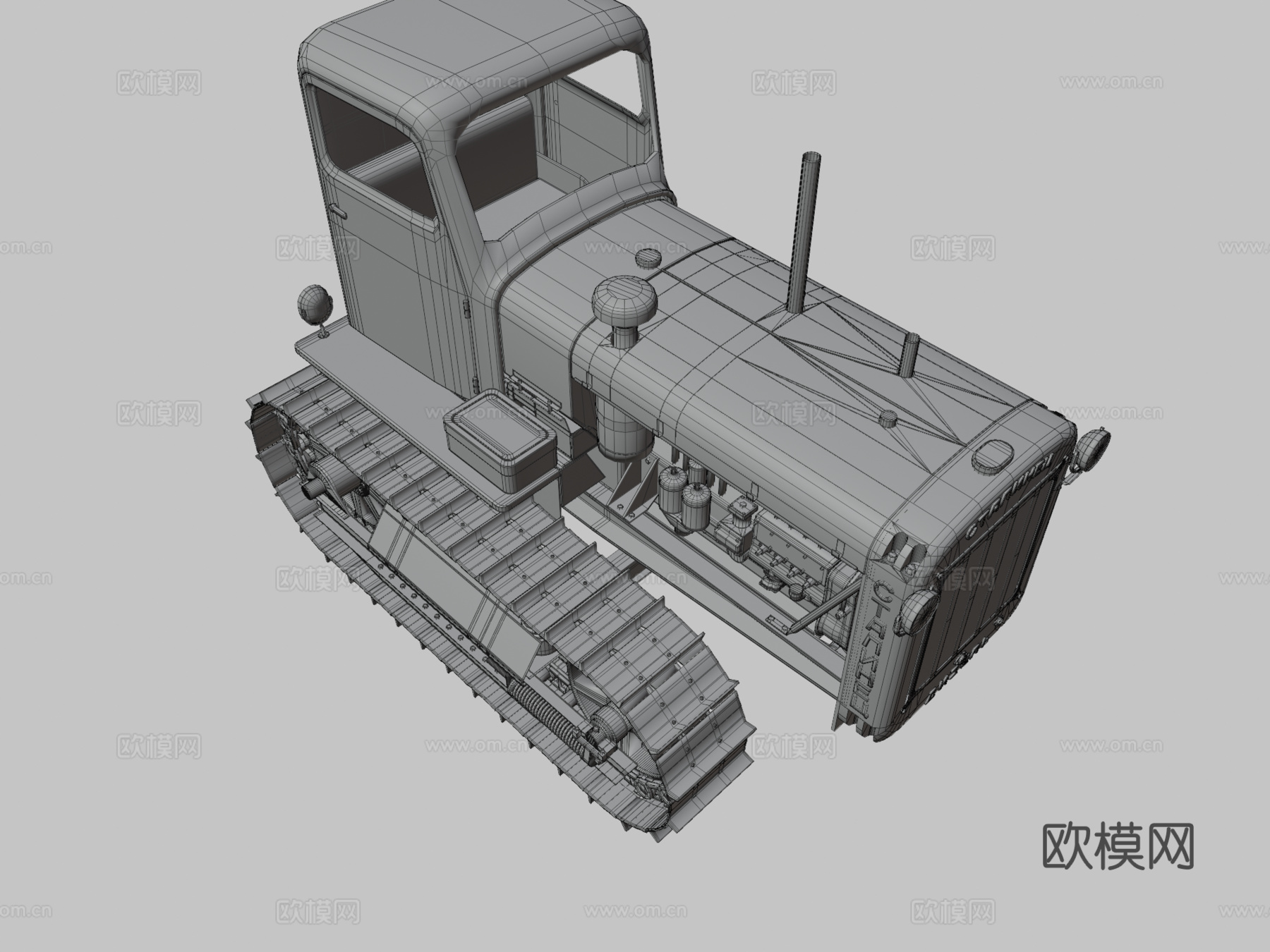 压路机3d模型