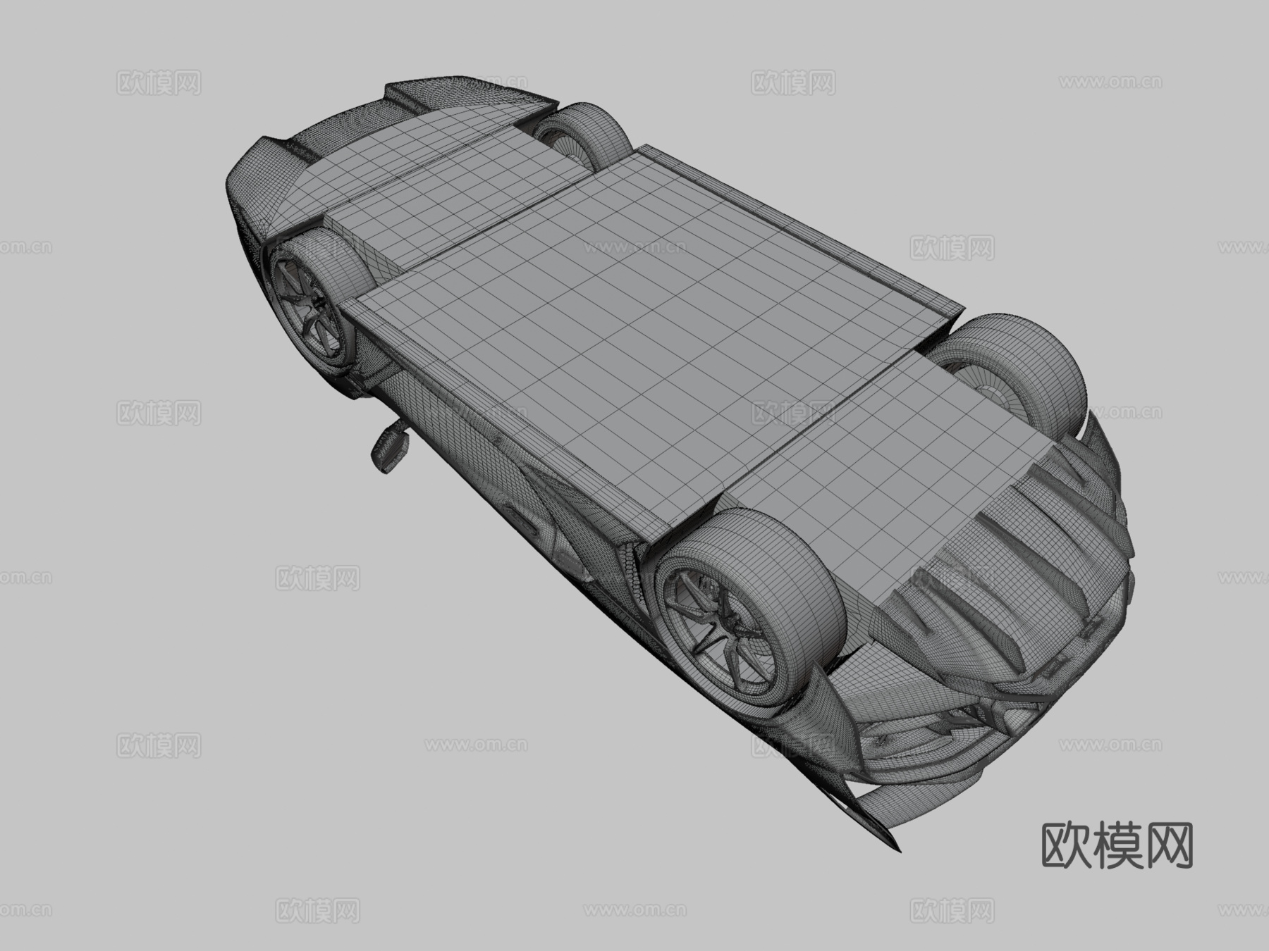 超跑3d模型