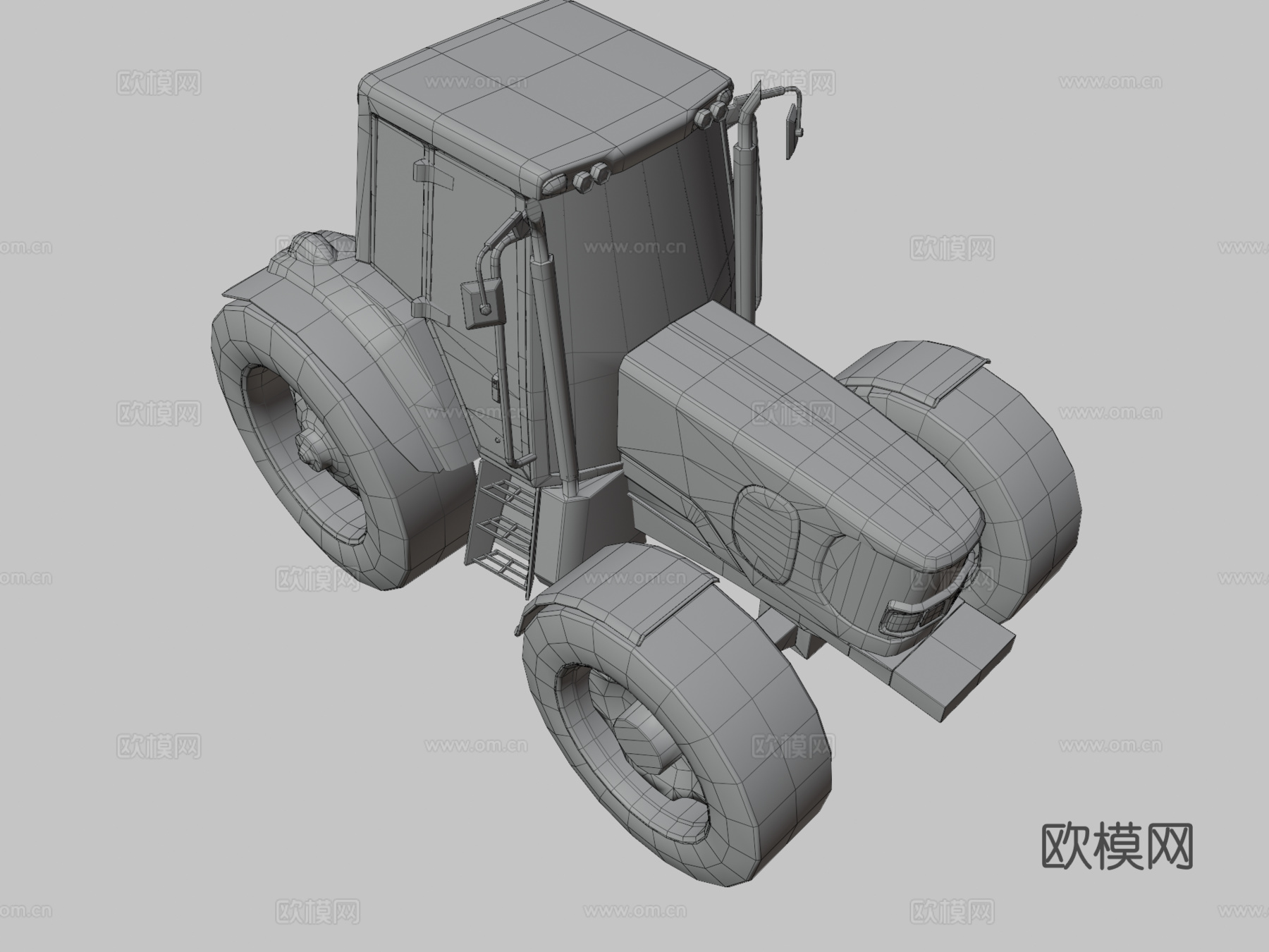 拖拉机 农用运输车3d模型