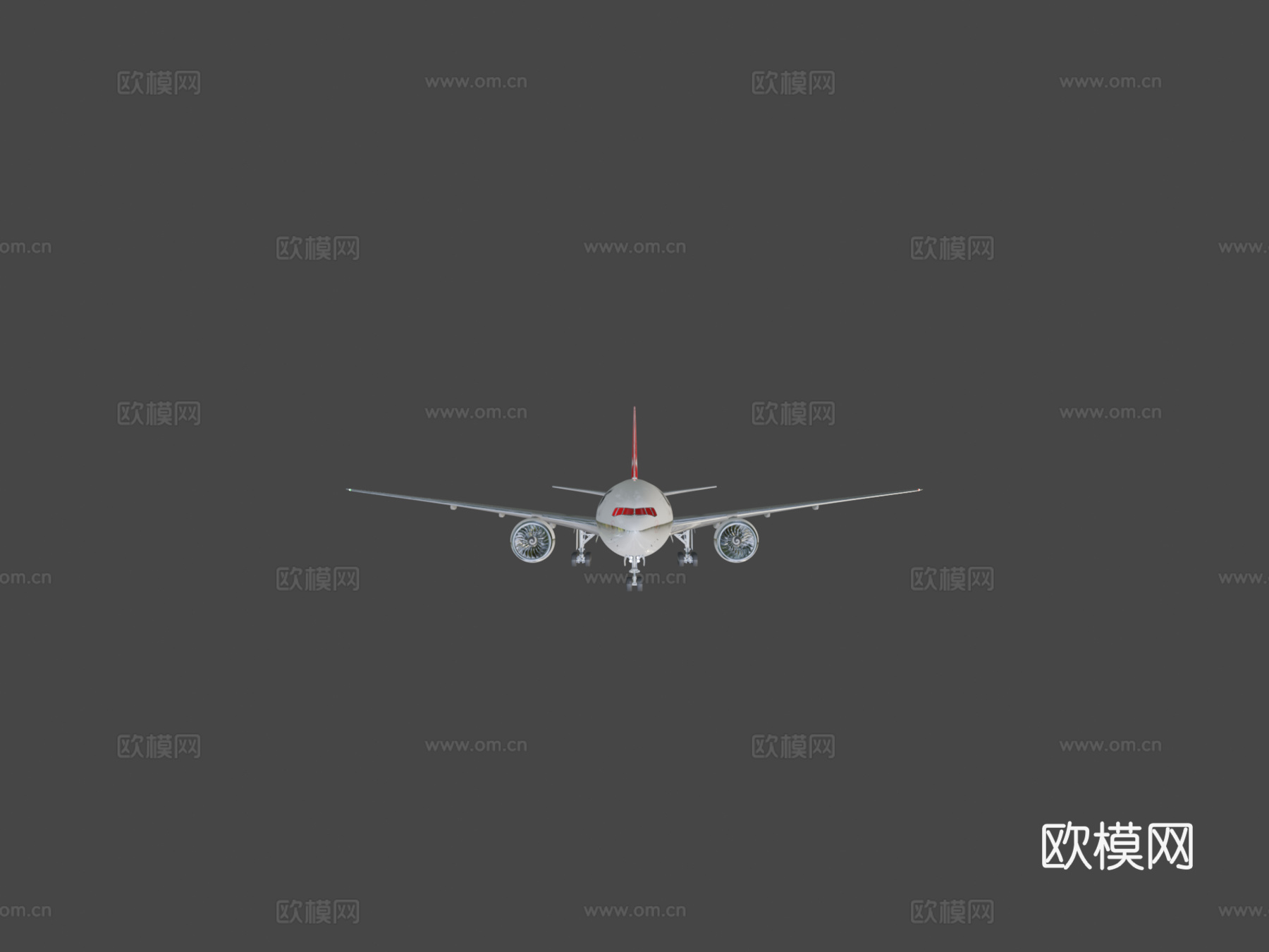 航空飞机 客机3d模型