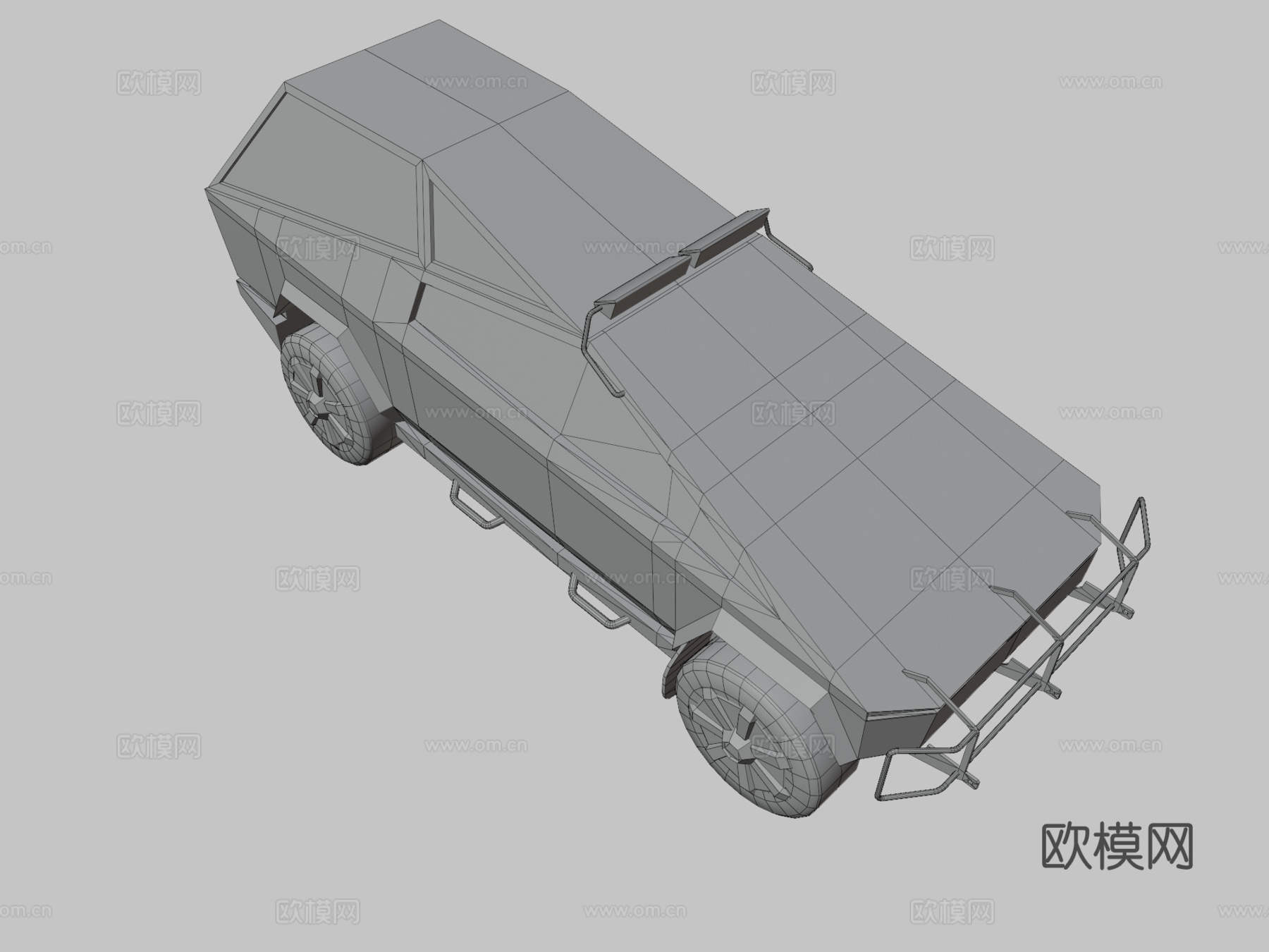越野版汽车3d模型下载（渲染图3）