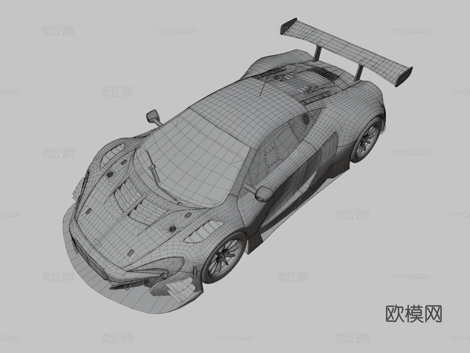 迈凯轮汽车 轿车 跑车3d模型