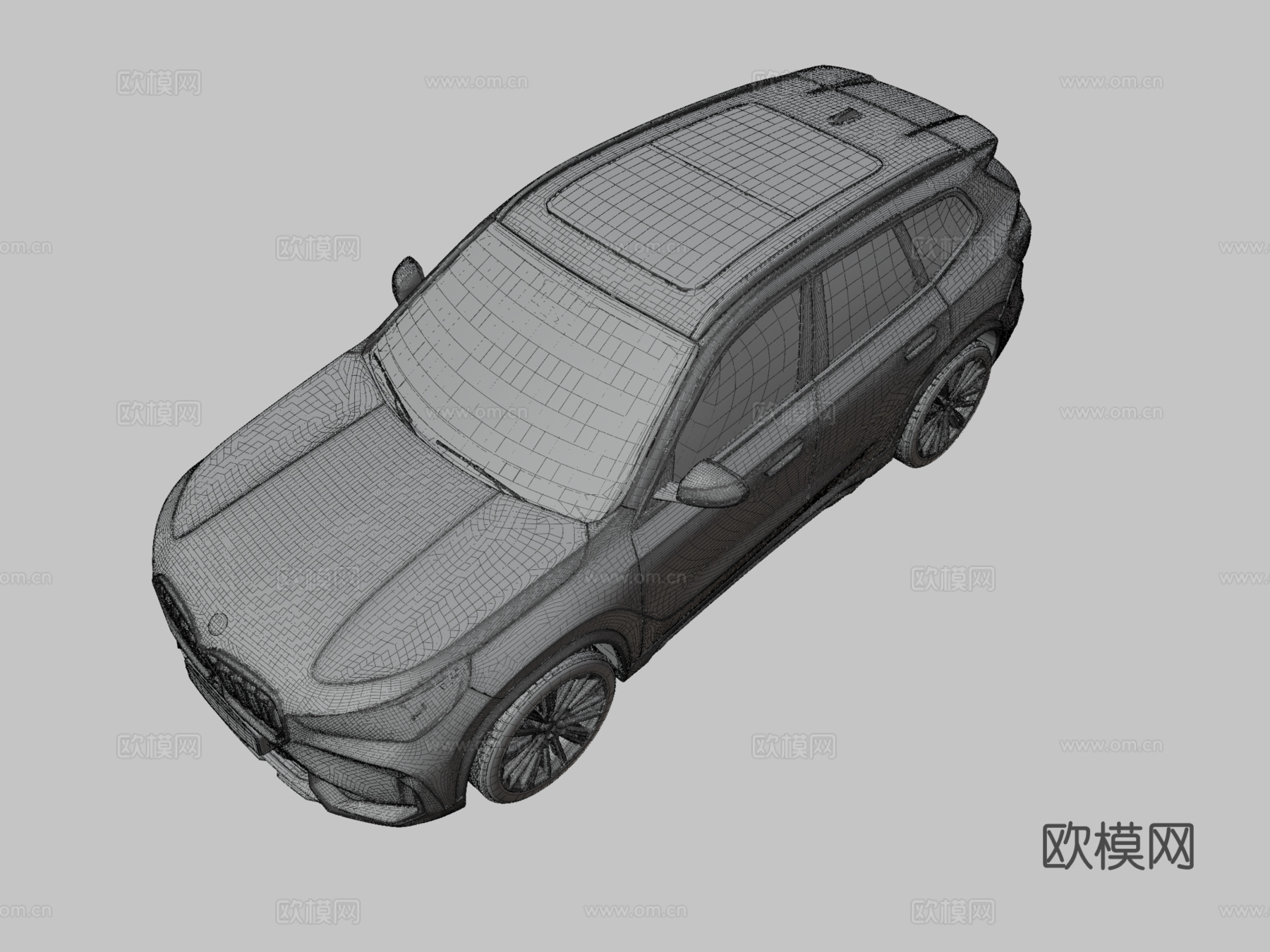 宝马汽车 商务车3d模型