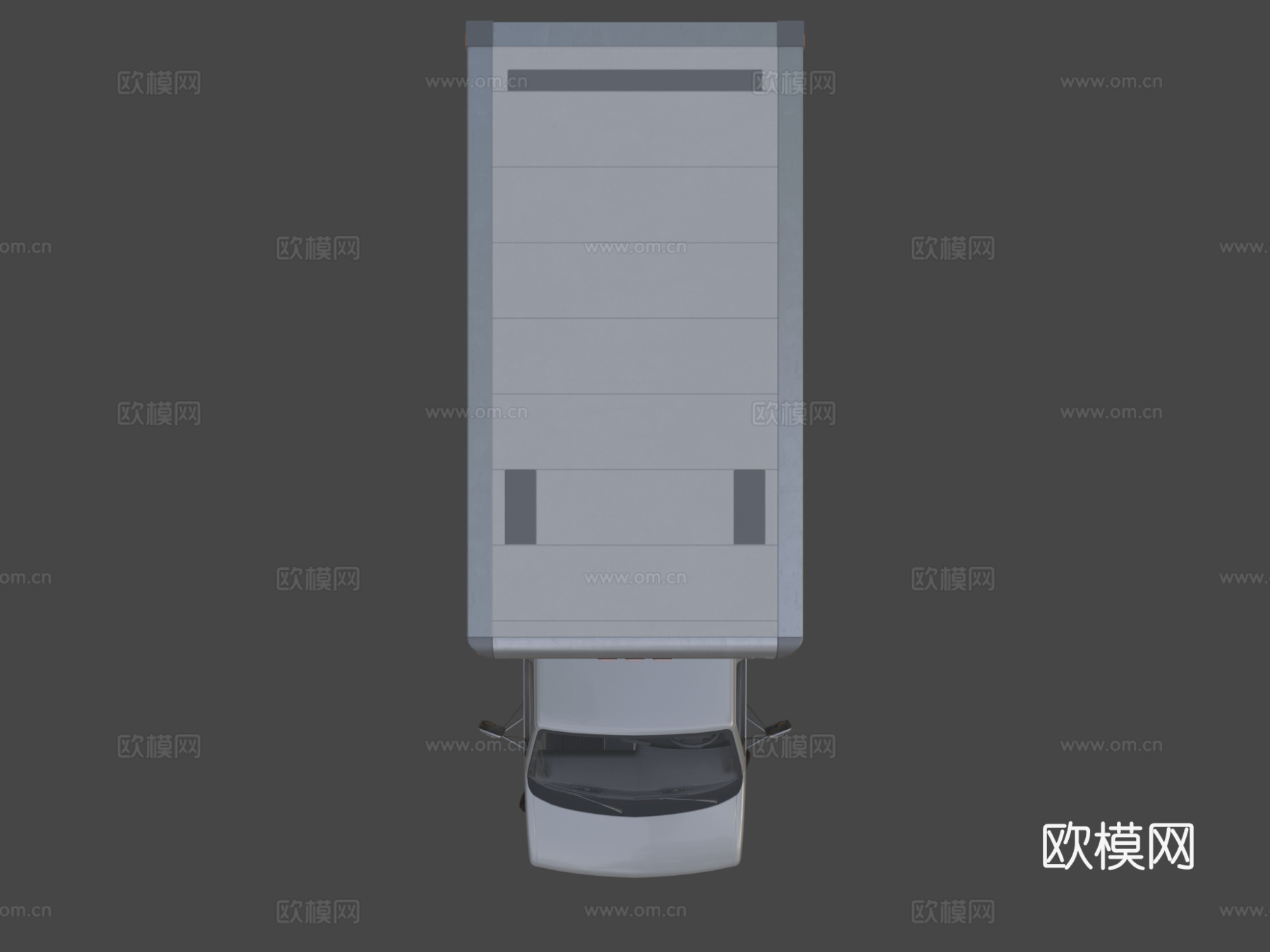 箱式卡车3d模型