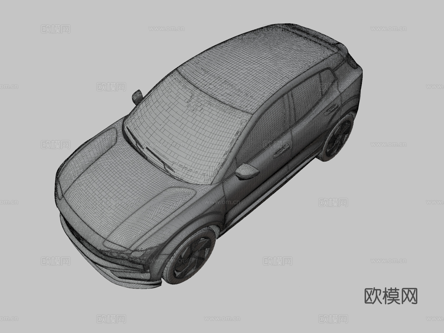 沃尔沃汽车3d模型