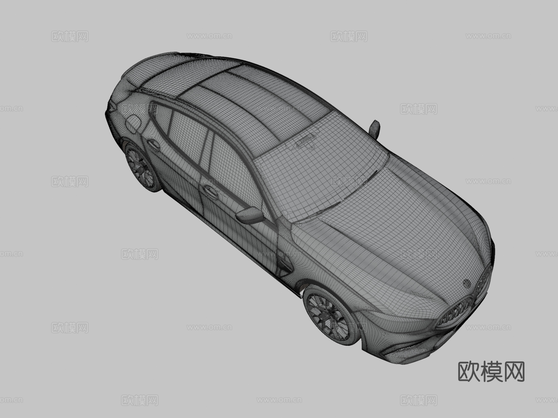 宝马汽车 轿车3d模型