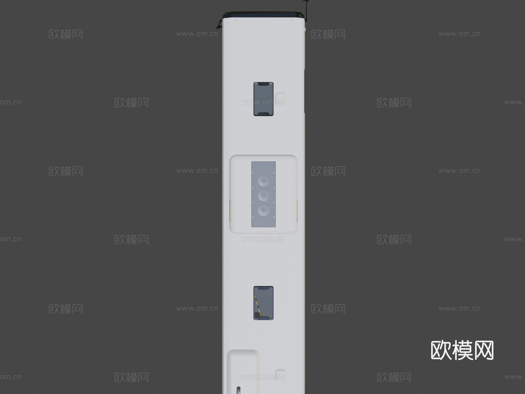 巴士 公交车3d模型