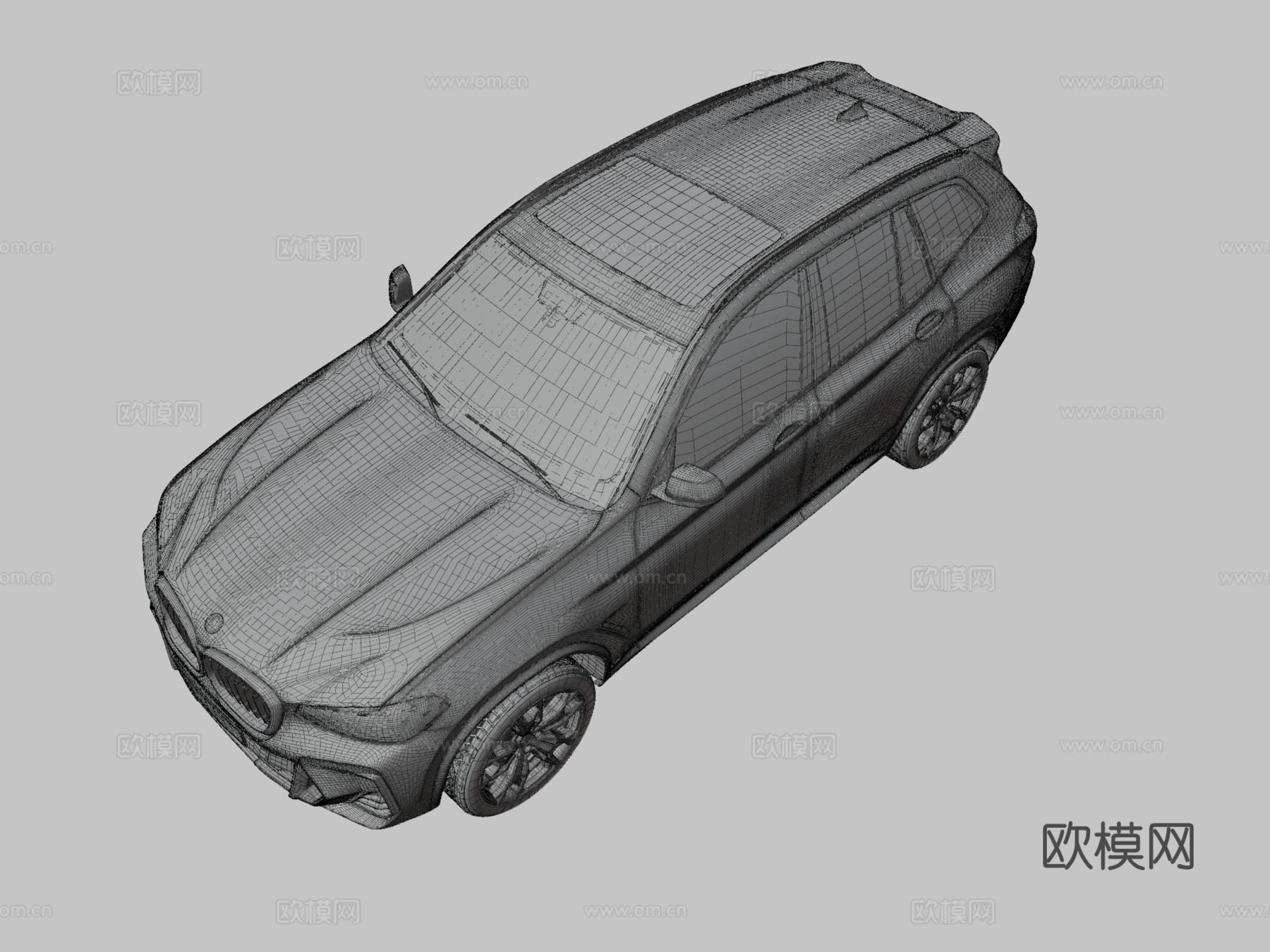 宝马汽车 轿车 机动车3d模型