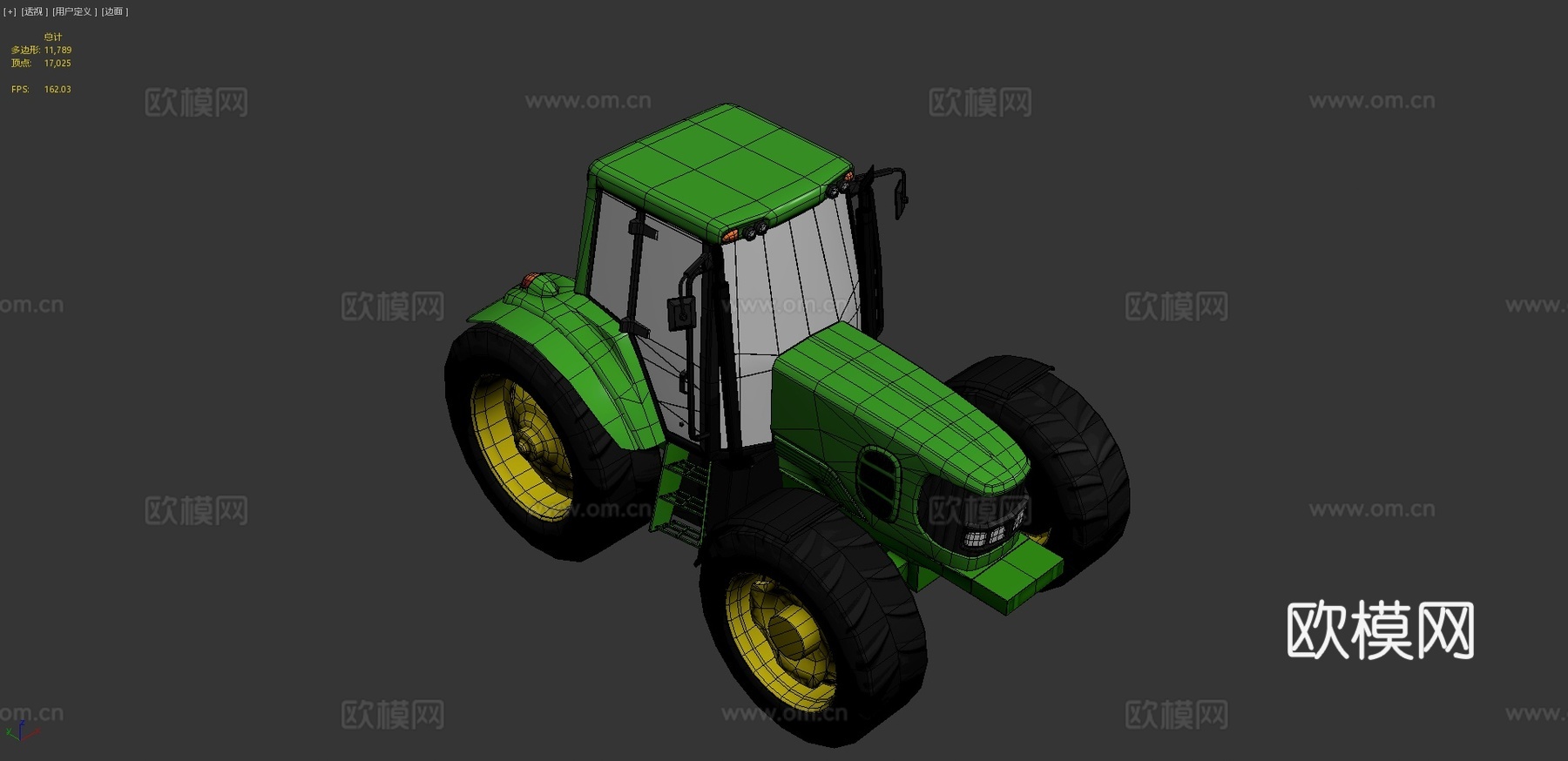 拖拉机 农用运输车3d模型