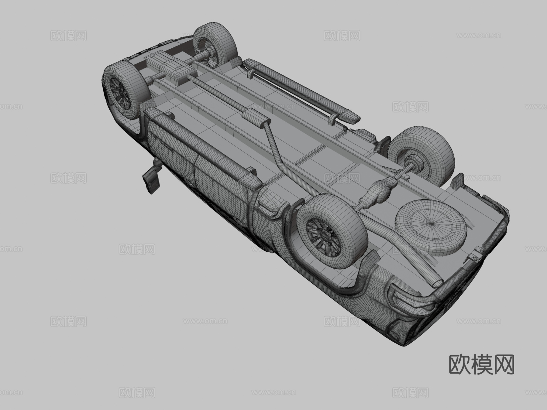 汽车 皮卡车3d模型