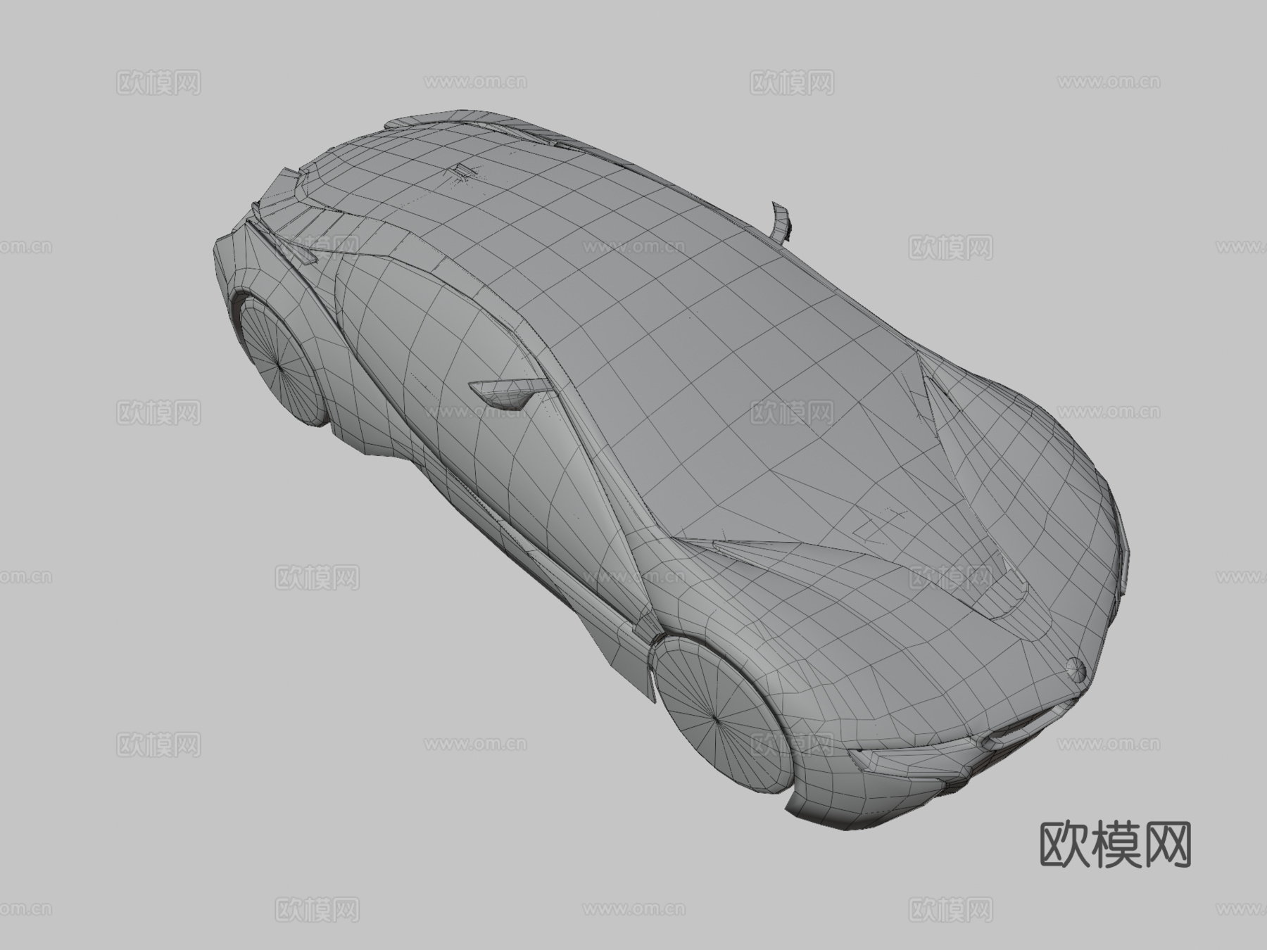 宝马汽车 超跑3d模型