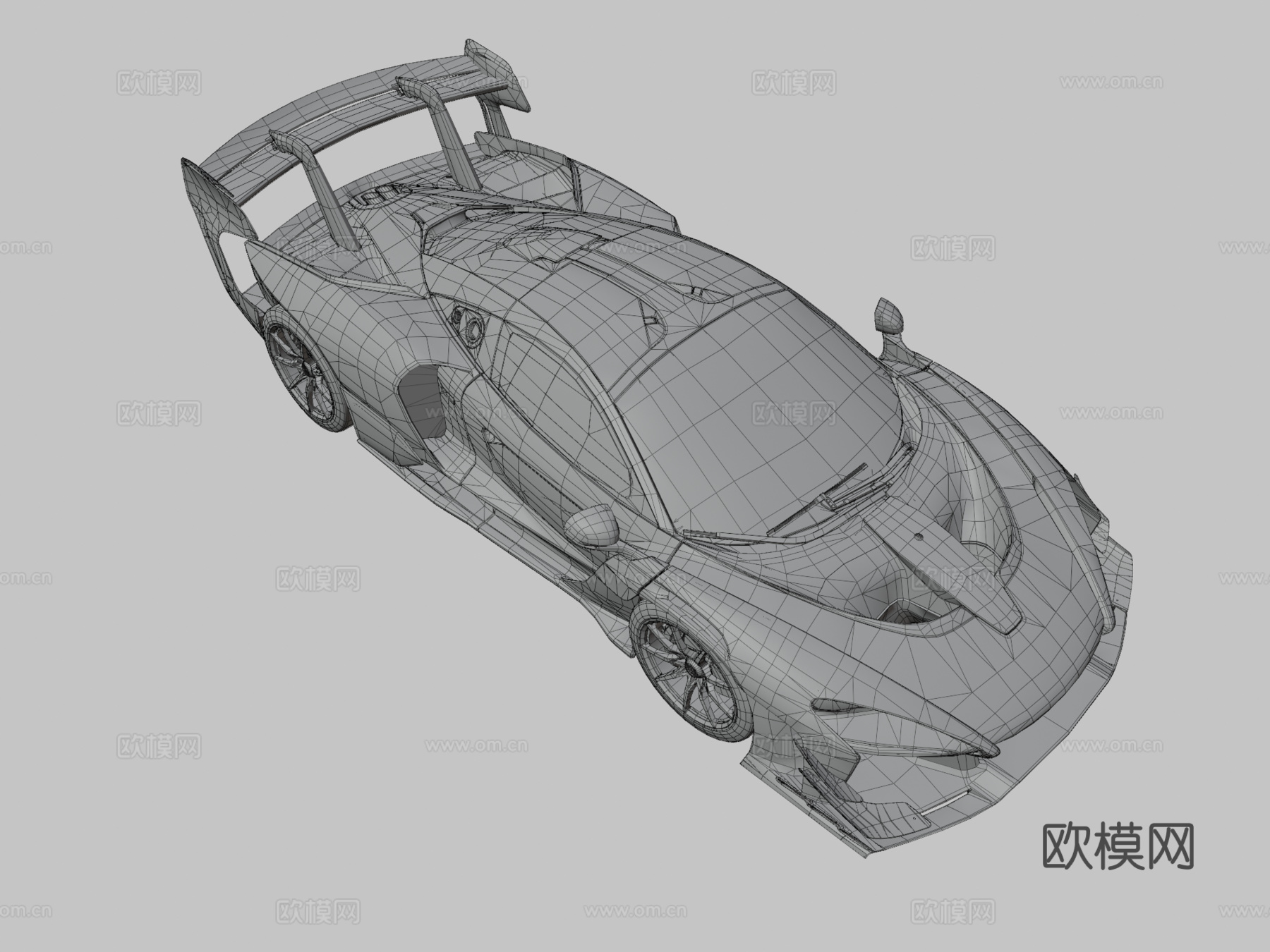 迈凯轮汽车 跑车 超跑3d模型