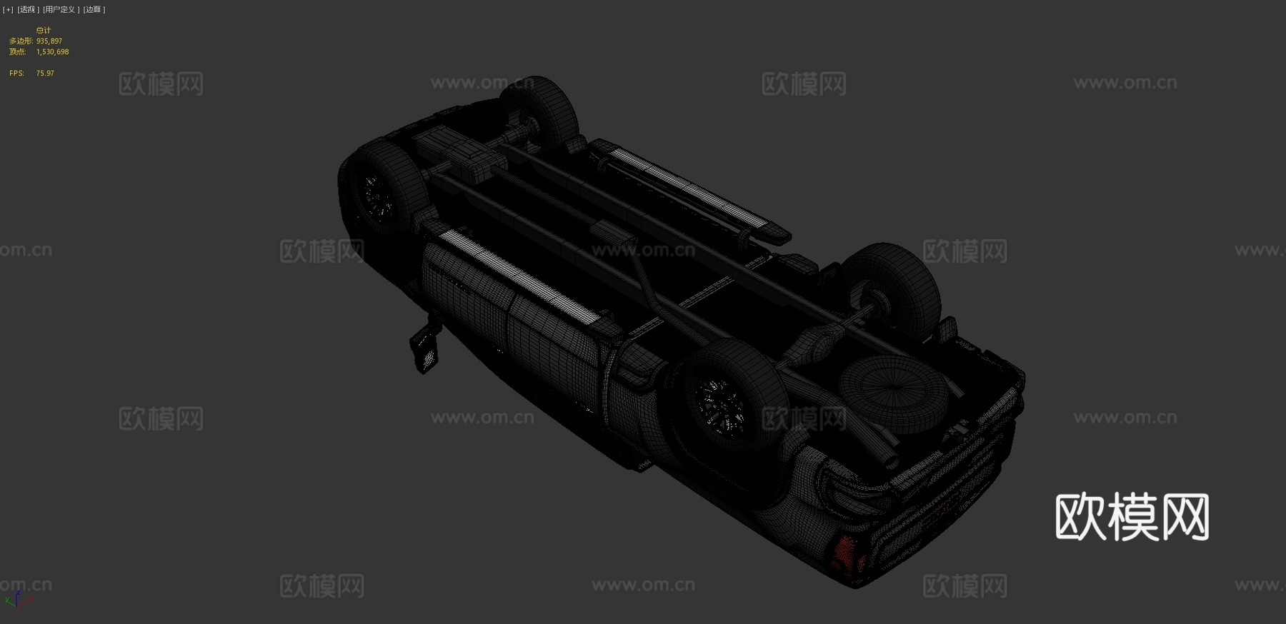 汽车 皮卡车3d模型