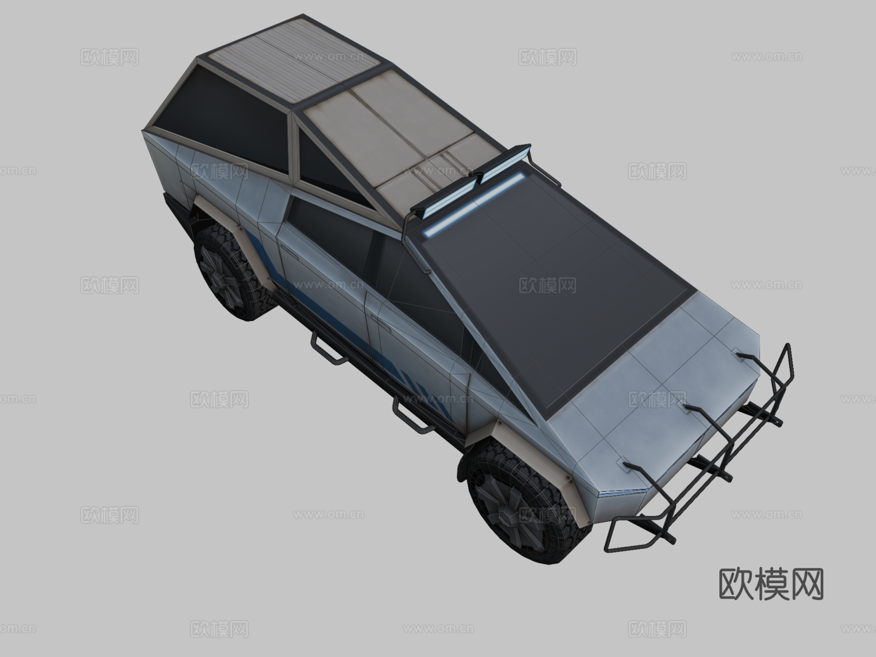 越野版汽车3d模型下载（渲染图2）