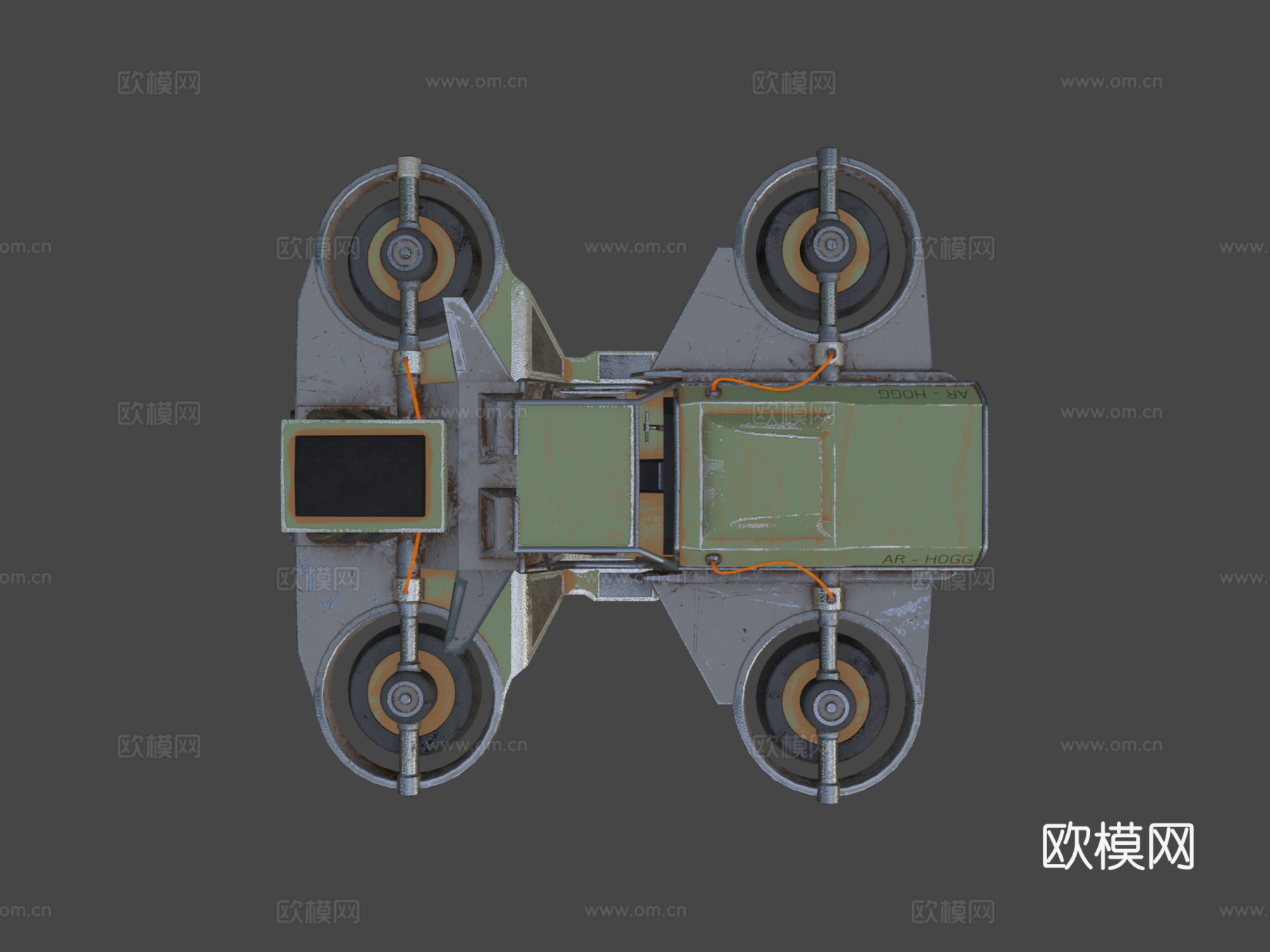 科幻车 未来车3d模型