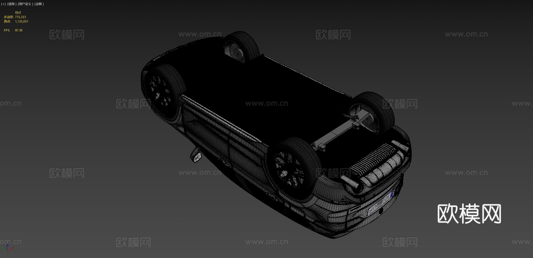 宝马汽车 轿车3d模型