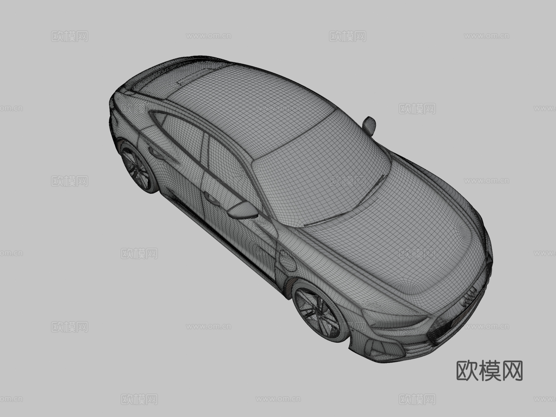 奥迪汽车 轿车3d模型