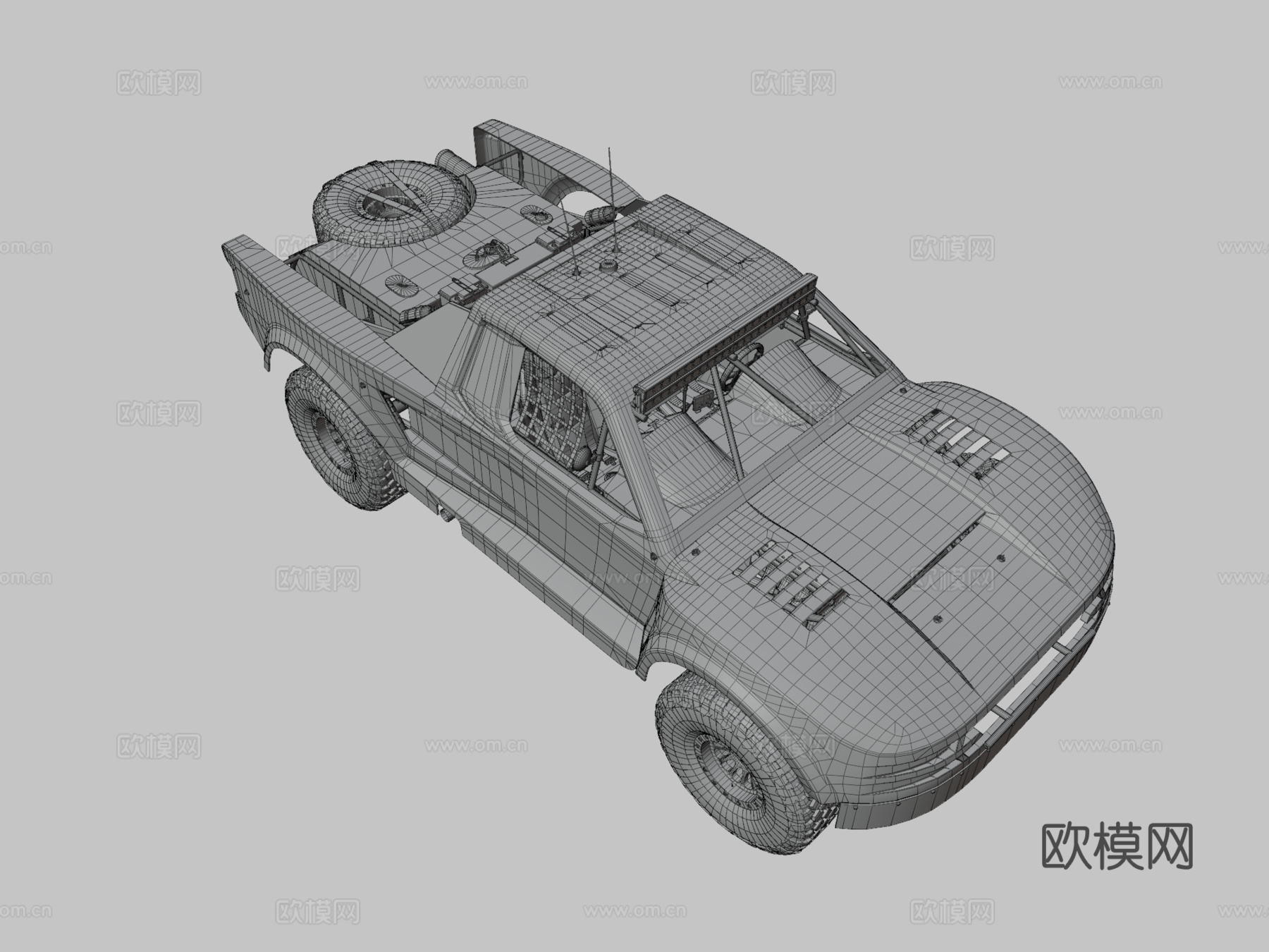 概念汽车 未来汽车 奖杯卡车3d模型