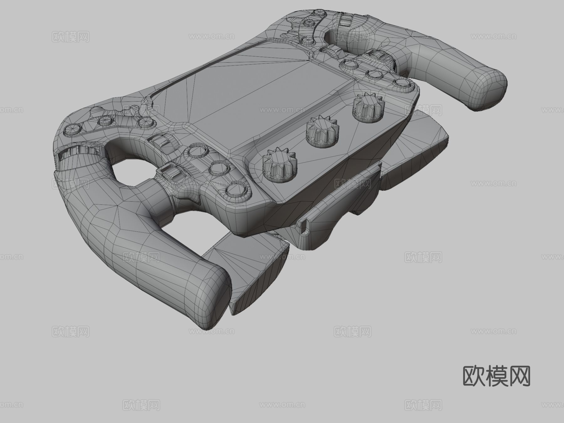 游戏方向盘3d模型