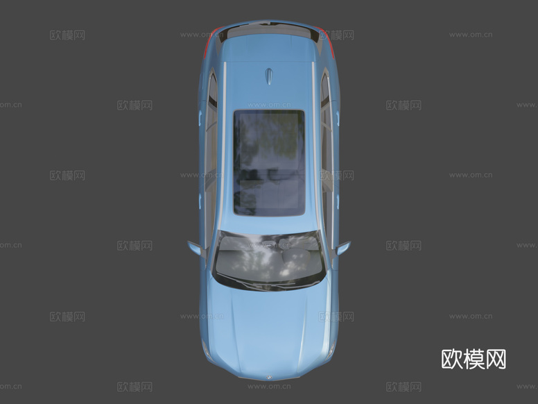宝马X5汽车3d模型下载(渲染图7)