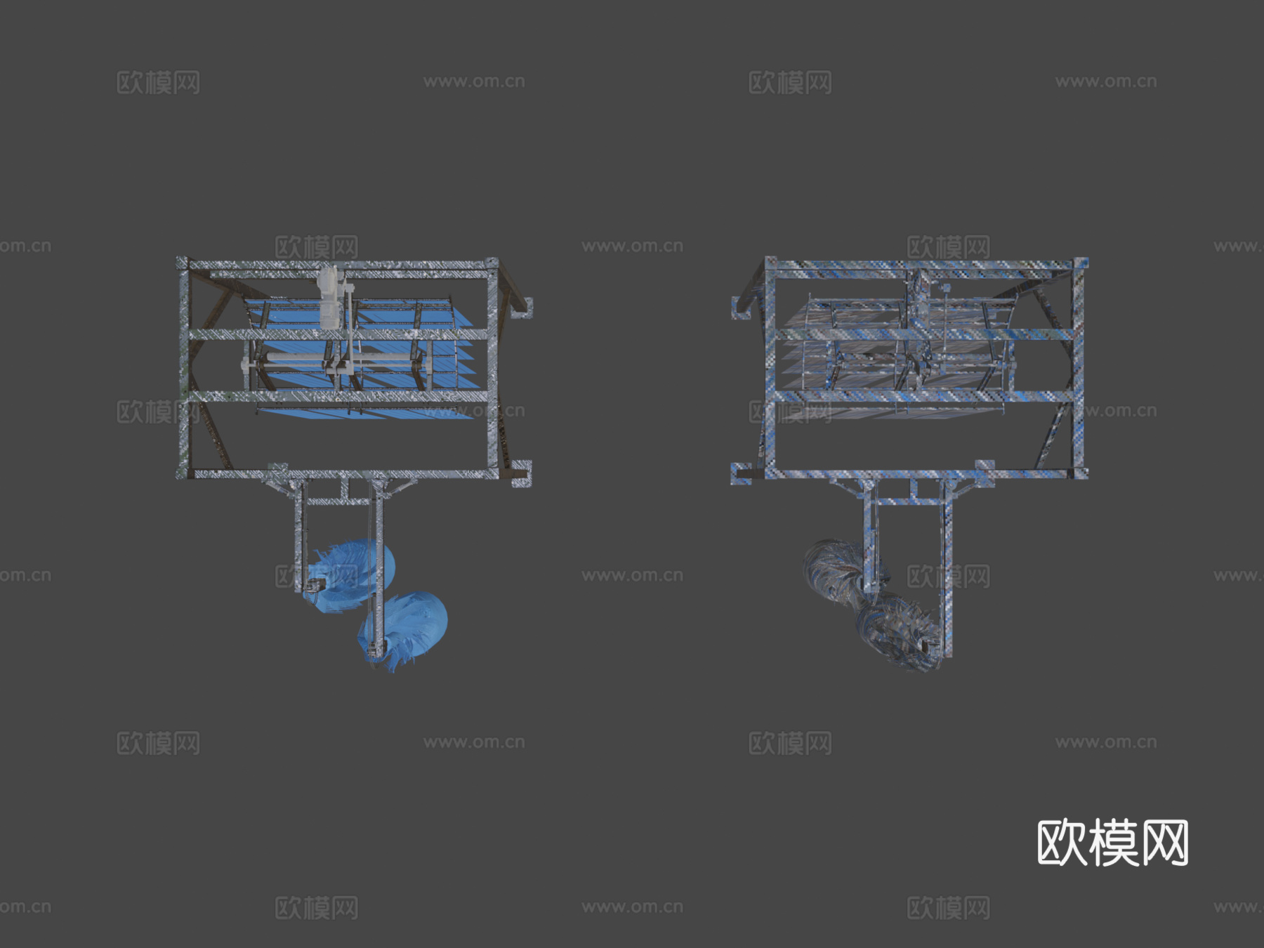 工业设备 洗车器3d模型