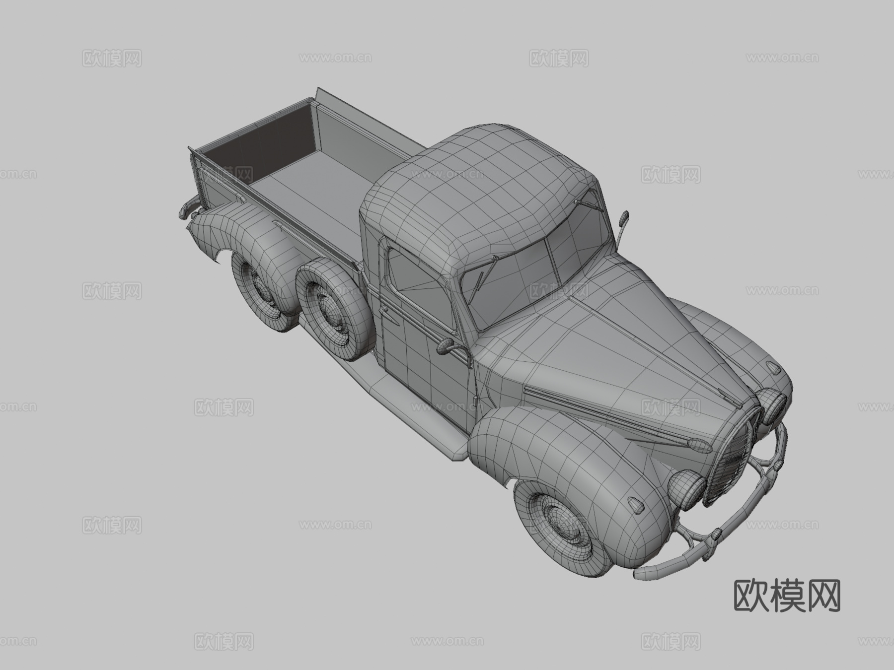 汽车 皮卡车3d模型