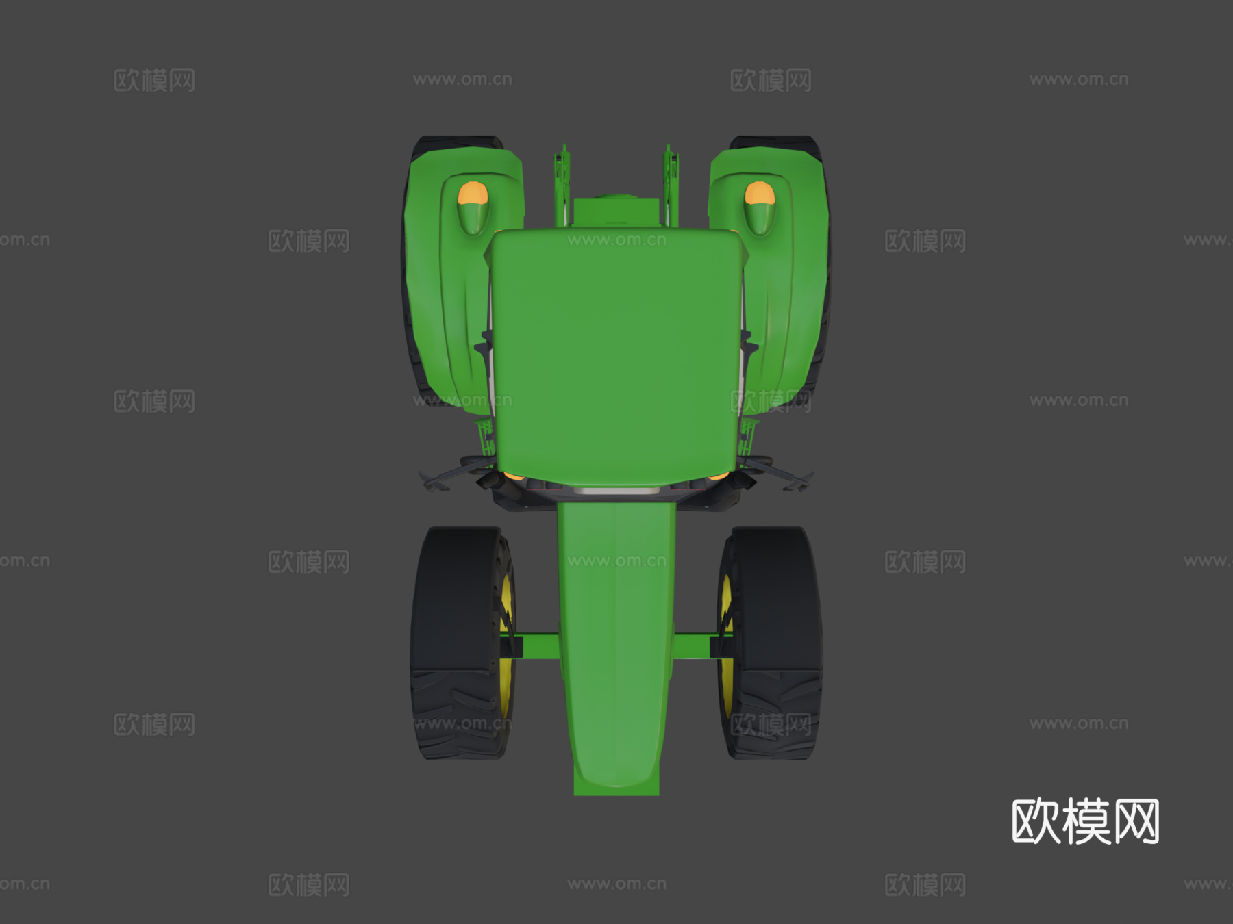 拖拉机 农用运输车3d模型