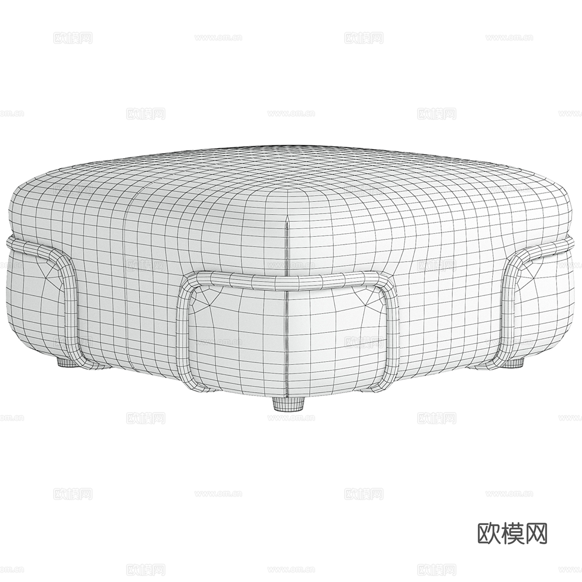 现代凳子 沙发凳3d模型