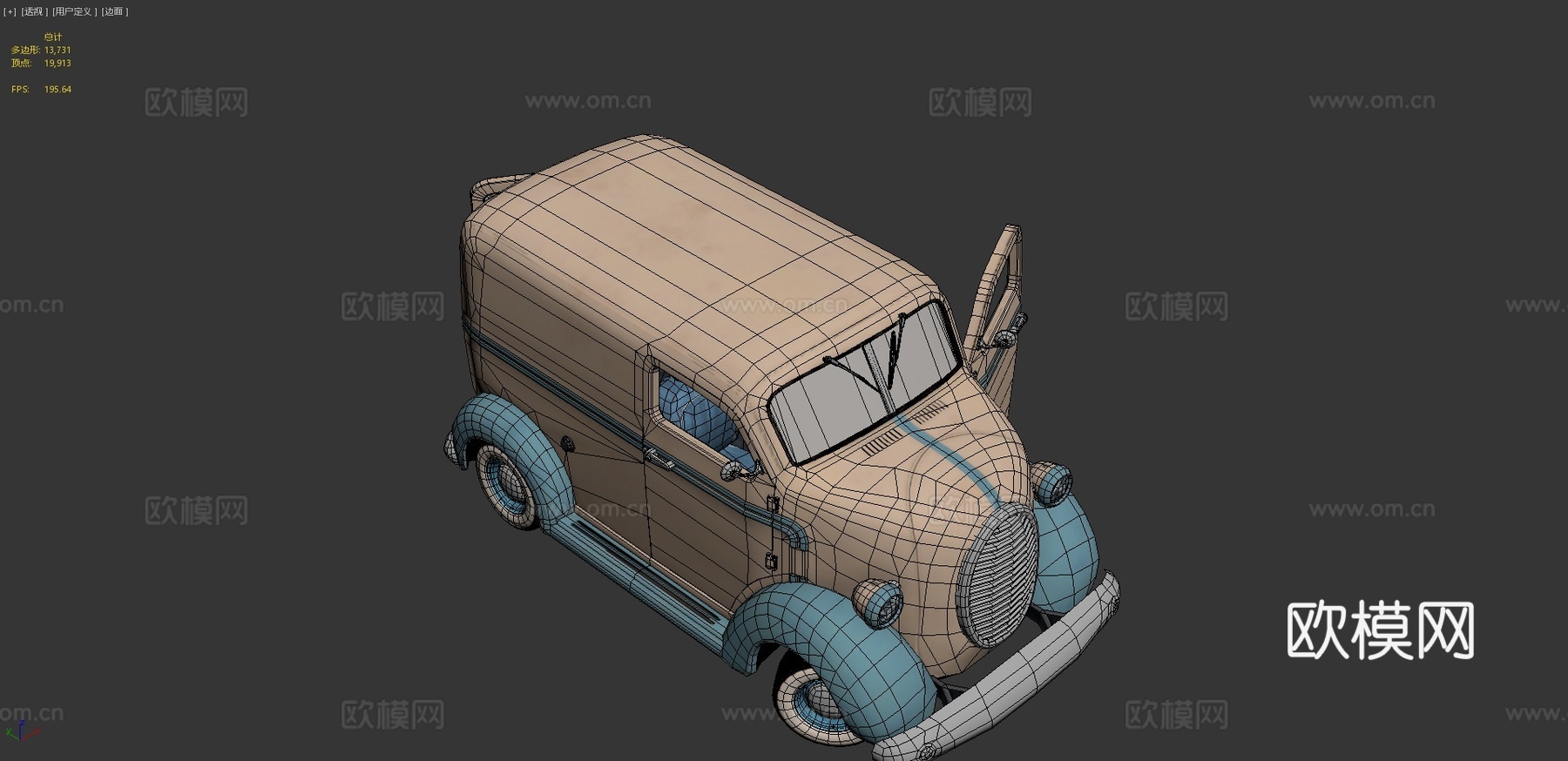 小汽车 迷你汽车3d模型