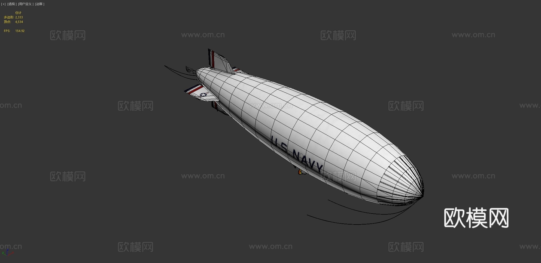 海军飞机 战斗机3d模型