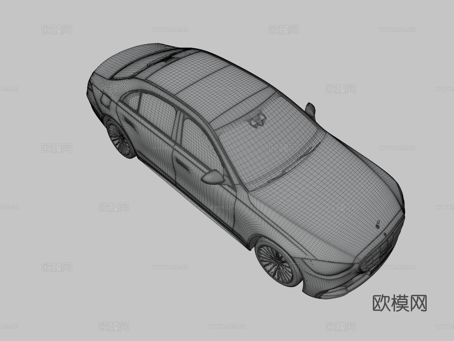 奔驰汽车 轿车3d模型