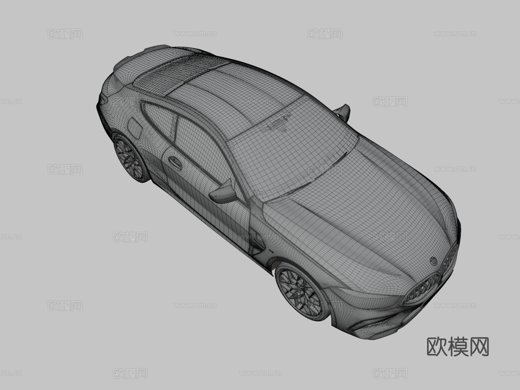 宝马汽车 轿车 跑车3d模型