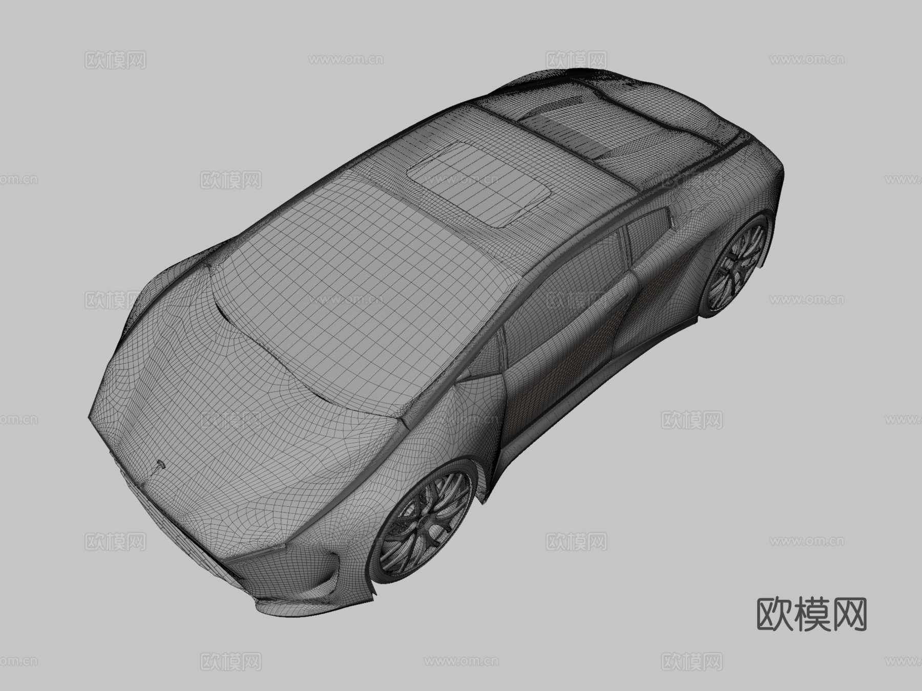 特斯拉汽车 轿车 跑车3d模型