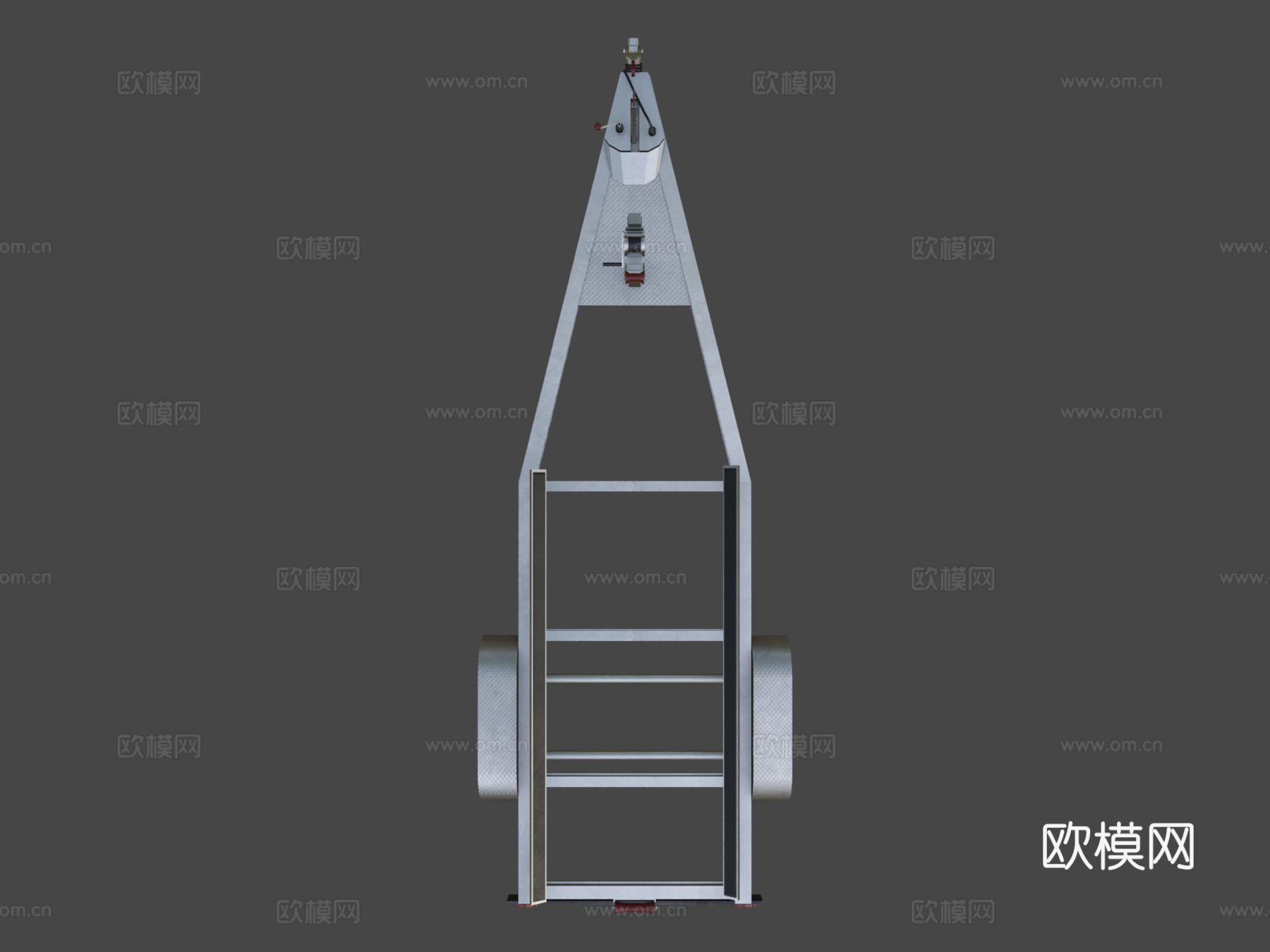 工具车 人力车 拖车3d模型