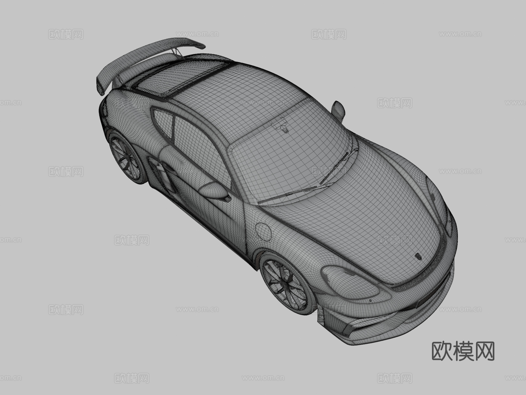 保时捷轿车3d模型