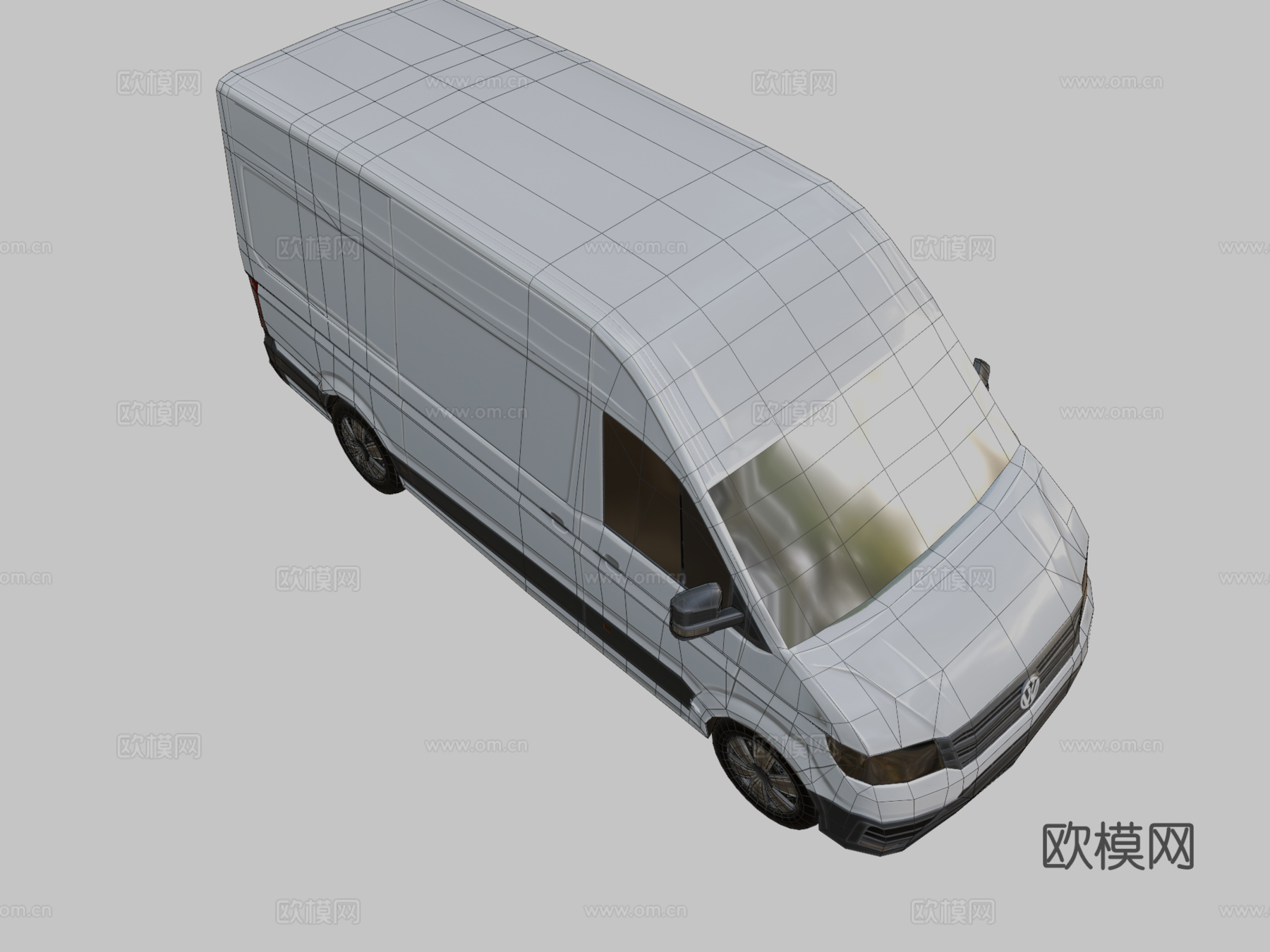 汽车 面包车3d模型