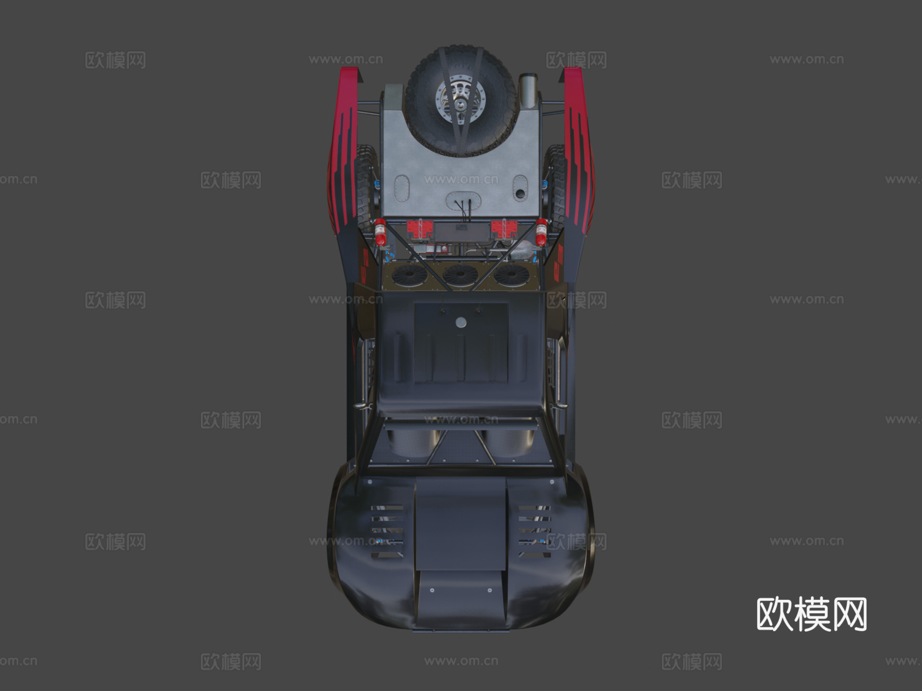 概念汽车 未来汽车 奖杯卡车3d模型