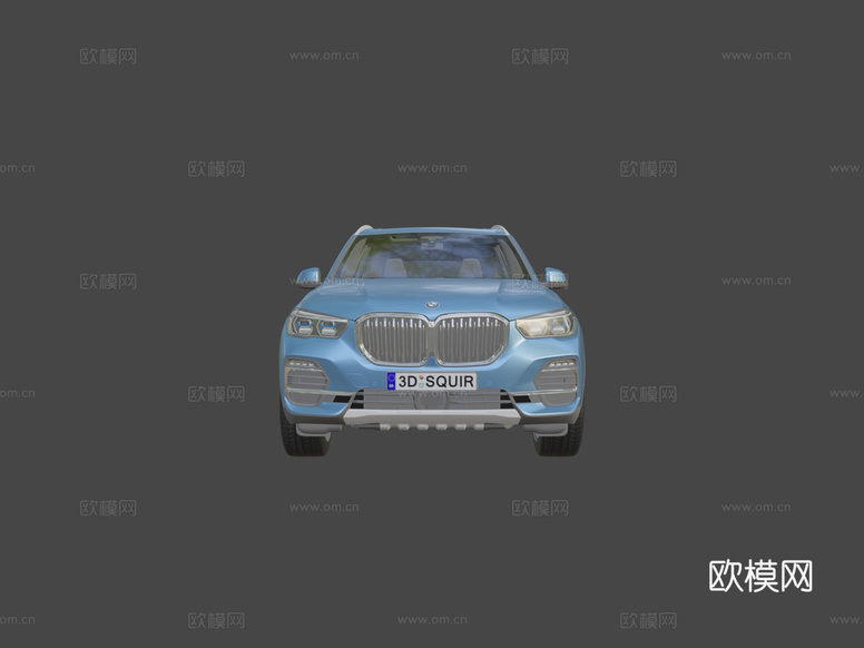 宝马X5汽车3d模型下载(渲染图5)