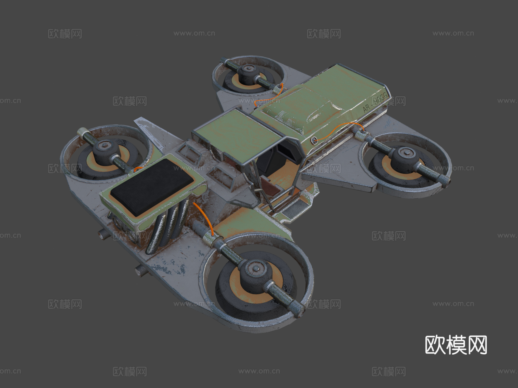 科幻车 未来车3d模型