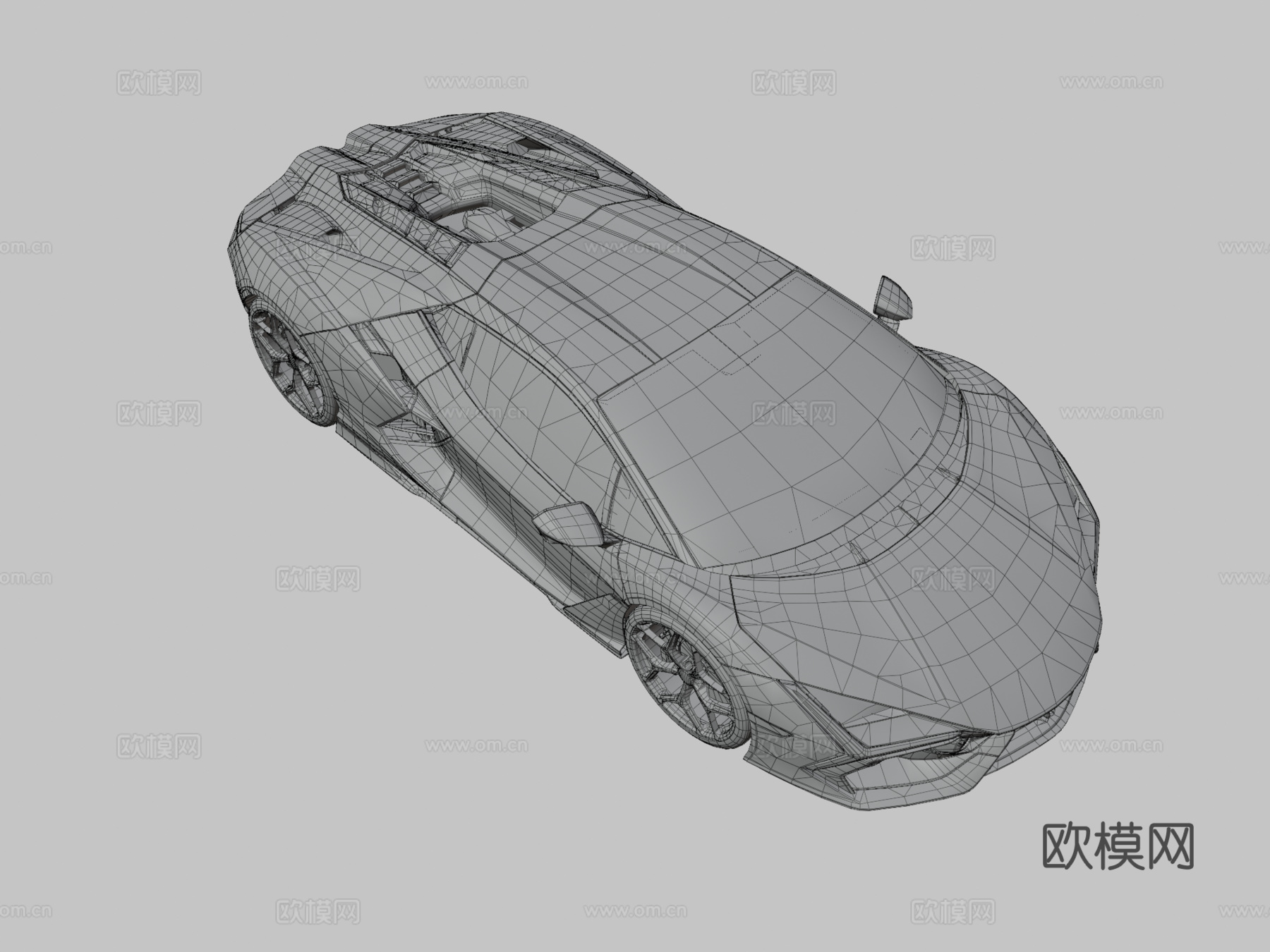 兰博基尼汽车 跑车 超跑3d模型