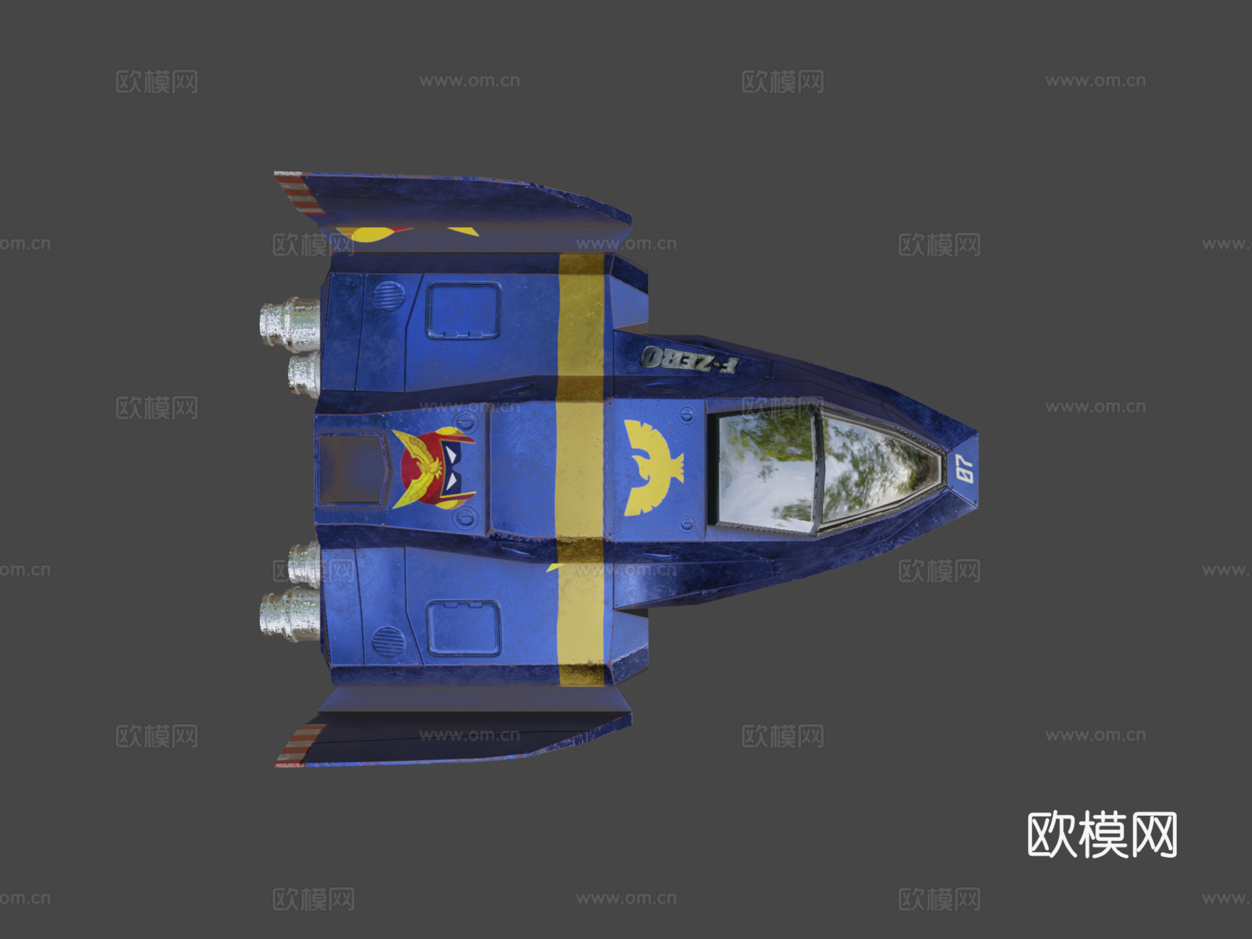航空战斗机 宇宙飞船3d模型