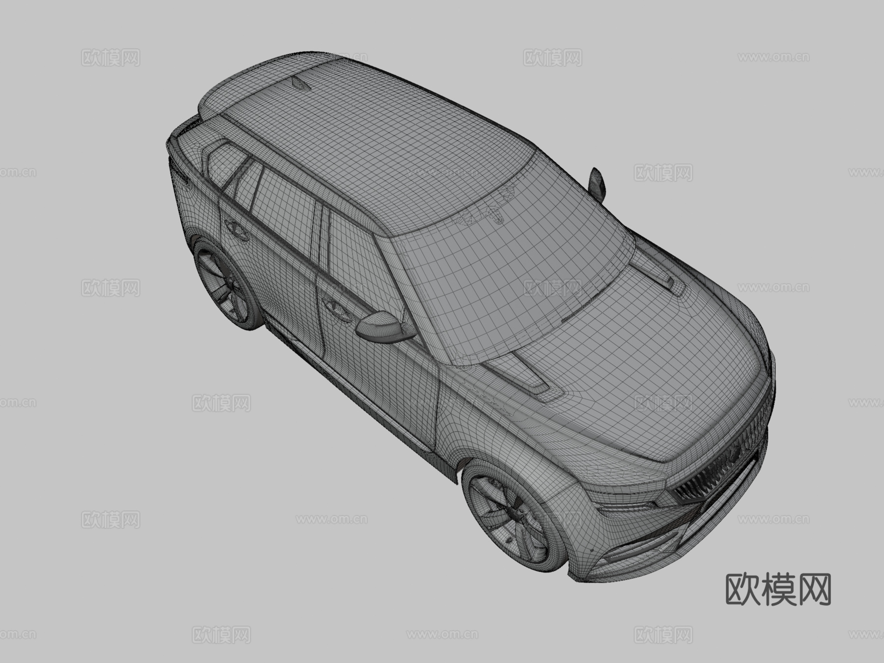 通用豪华汽车3d模型