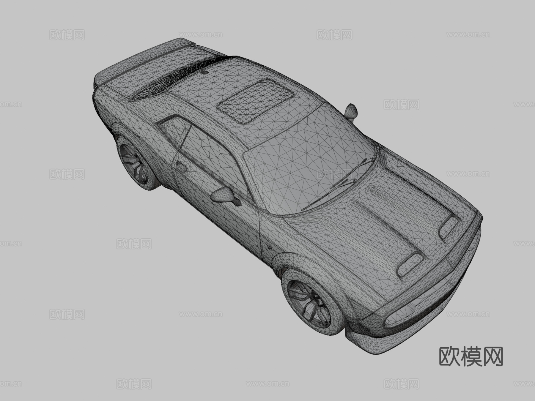 道奇汽车 轿车3d模型