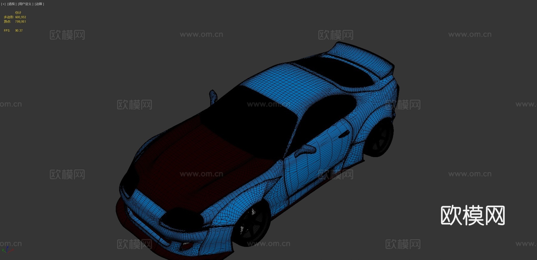 丰田汽车3d模型